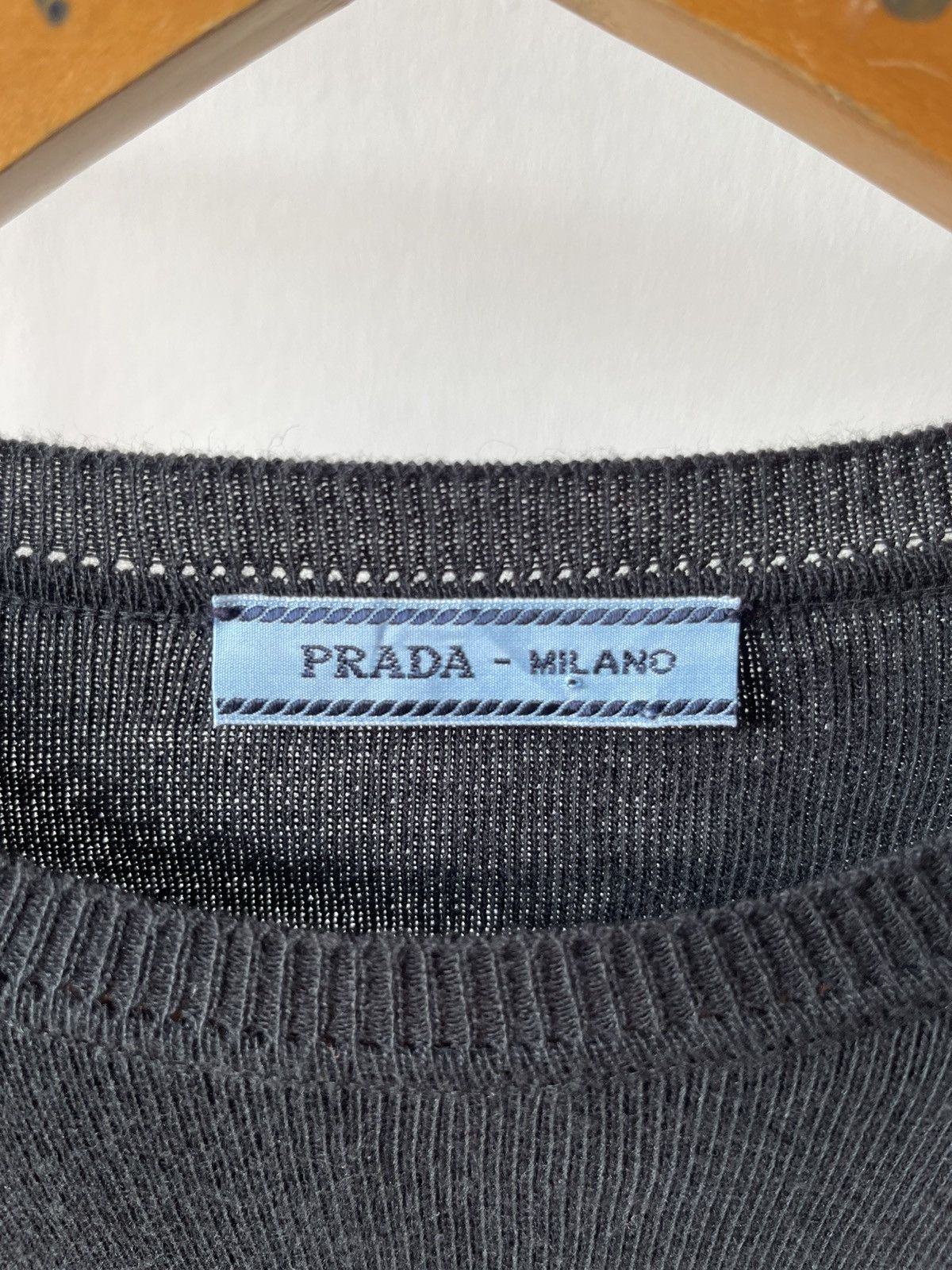 Prada Prada Milano Cotton Baumwolle Sweater Size US S / EU 44-46 / 1 - 5 Thumbnail