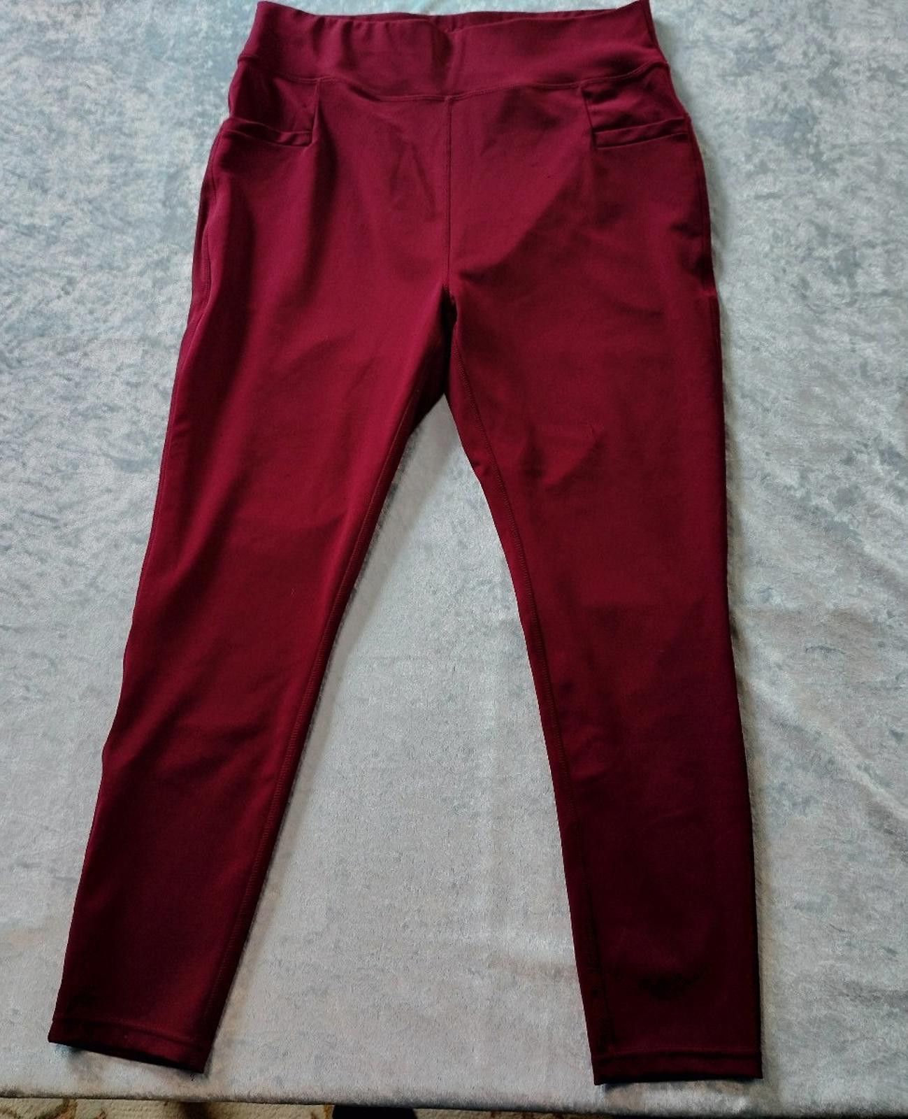 Designer Pop-Fit Red 2XL Pants Size 42" / US 20 - 1 Thumbnail