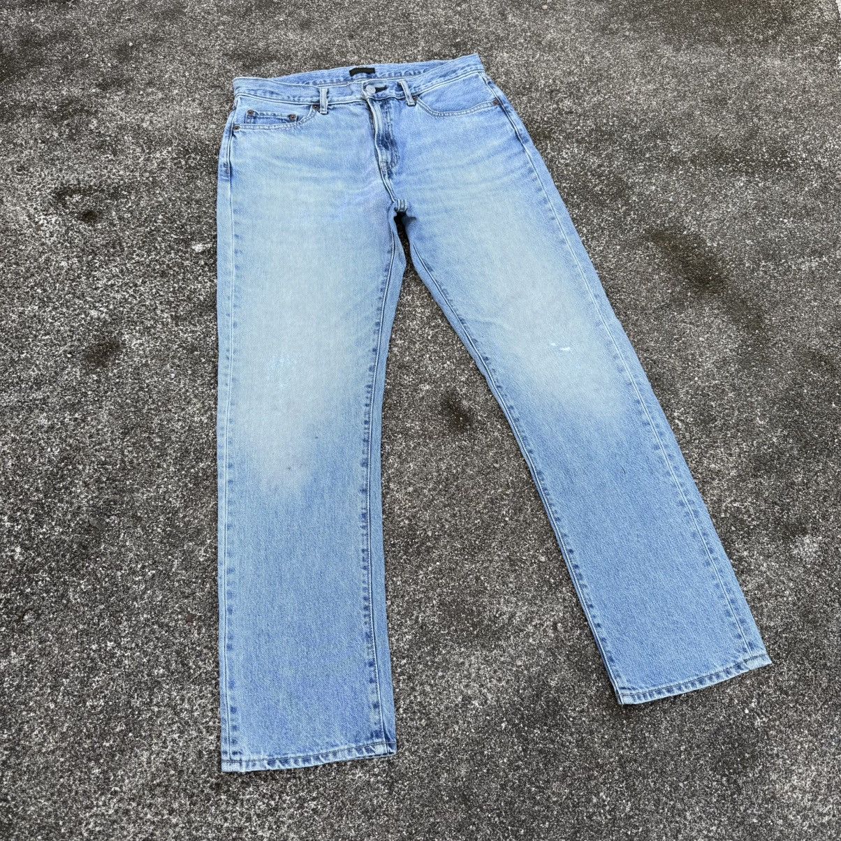 Jean VINTAGE JAPANESE DENIM STRAIGHT FADED JEAN PANTS Size US 33 - 2 Thumbnail