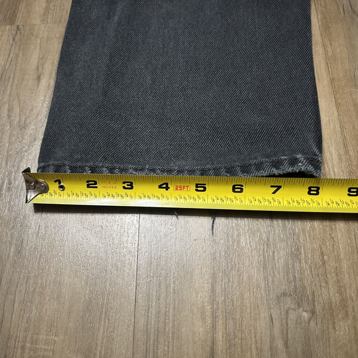 Levi's Vintage Clothing Vintage Y2K Levis Black Grunge Streetwear Denim Jeans 32x28 Size US 32 / EU 48 - 7 Thumbnail