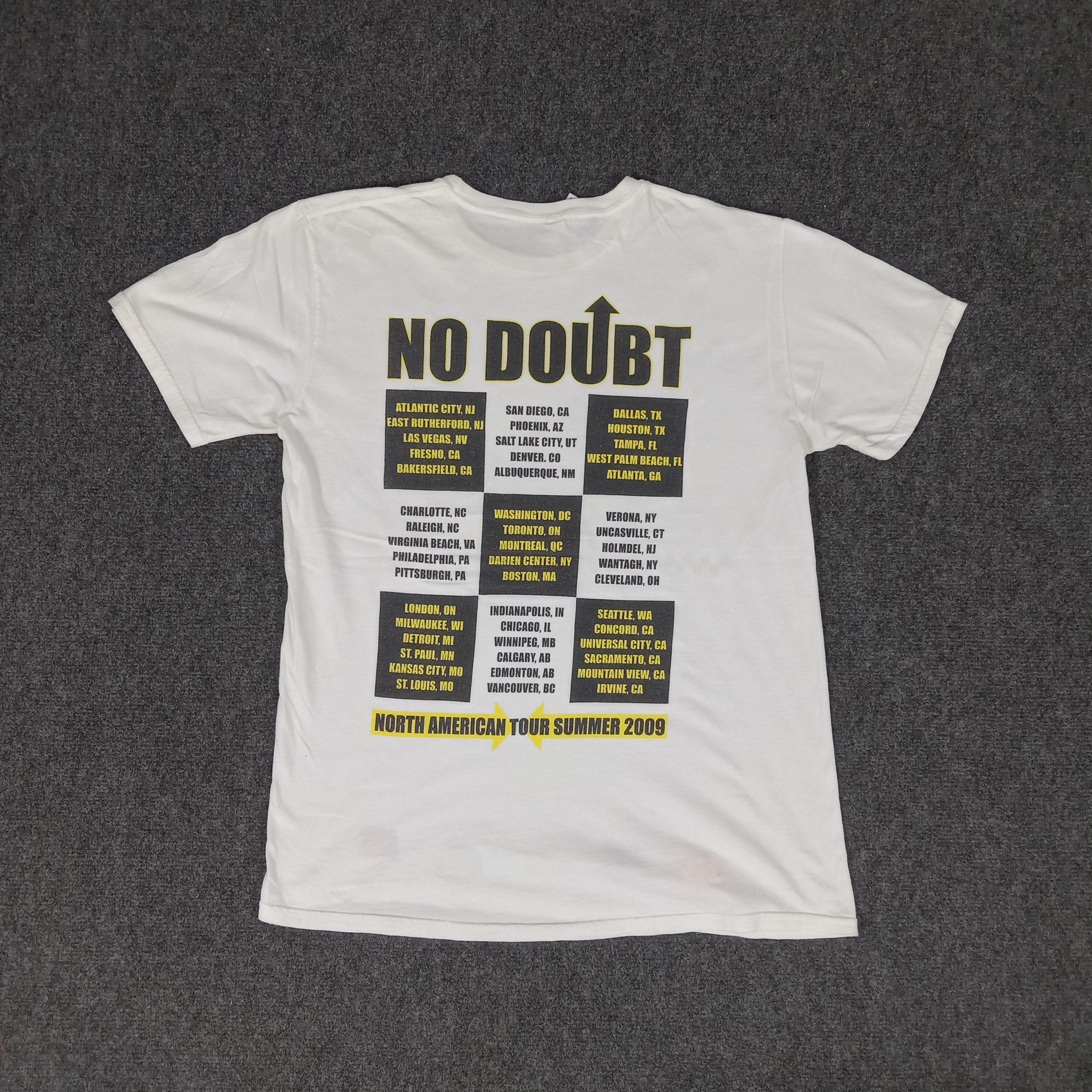 Band Tees × Vintage No Doubt American Rock Band 2009 Summer Tour Tshirt Size US M / EU 48-50 / 2 - 6 Thumbnail