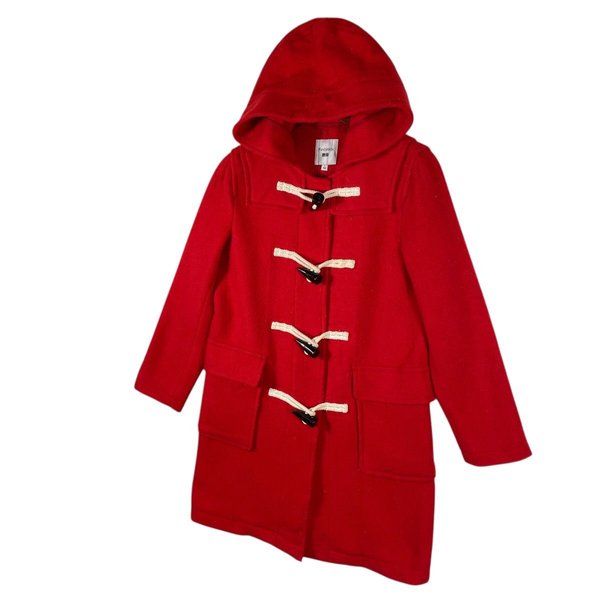 JW Anderson × Uniqlo JW Anderson X Uniql Hoodie Wool Long Duffle Coat Jacket Size US S / EU 44-46 / 1 - 2 Thumbnail