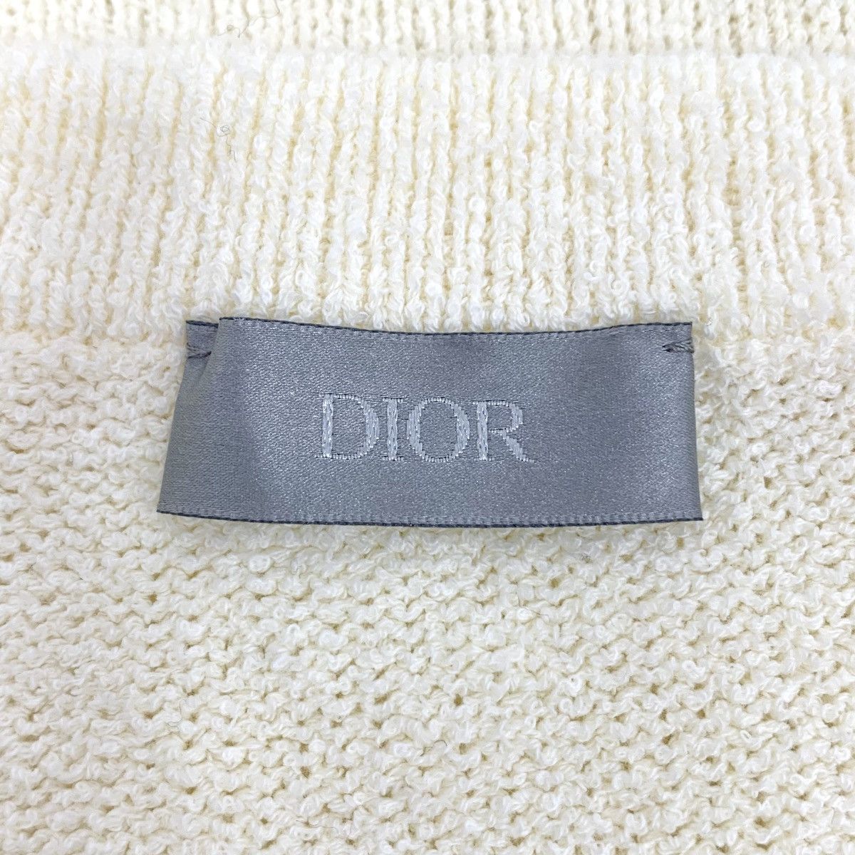 Dior Dior Beige Bunny Head Flocked Long Sleeve Knit Sweater K26WX Size M / US 6-8 / IT 42-44 - 6 Thumbnail