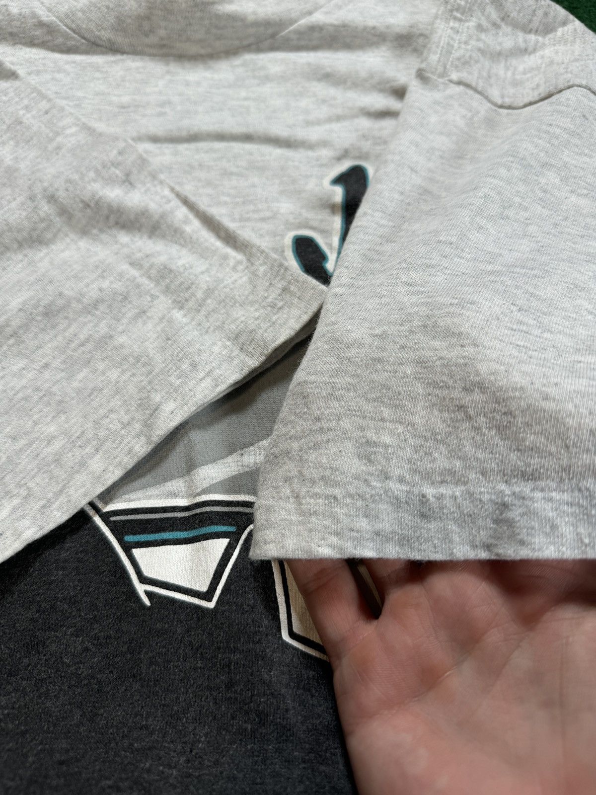 Vintage Vintage 90s San Jose Sharks One Size Fits All Night Shirt Size ONE SIZE - 4 Thumbnail