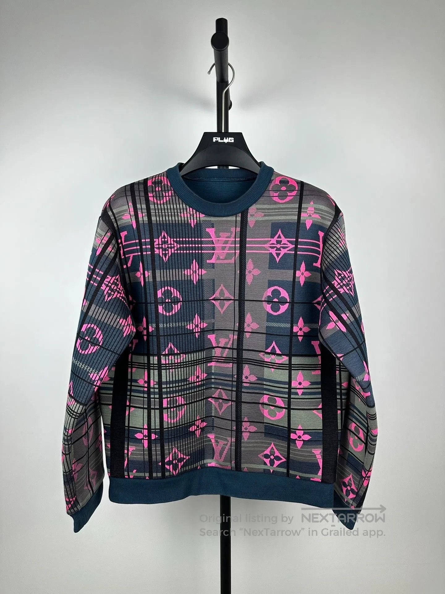 Louis Vuitton Louis Vuitton Neon Monogram Space Cotton Sweatshirt. Size US XL / EU 56 / 4 - 1 Thumbnail