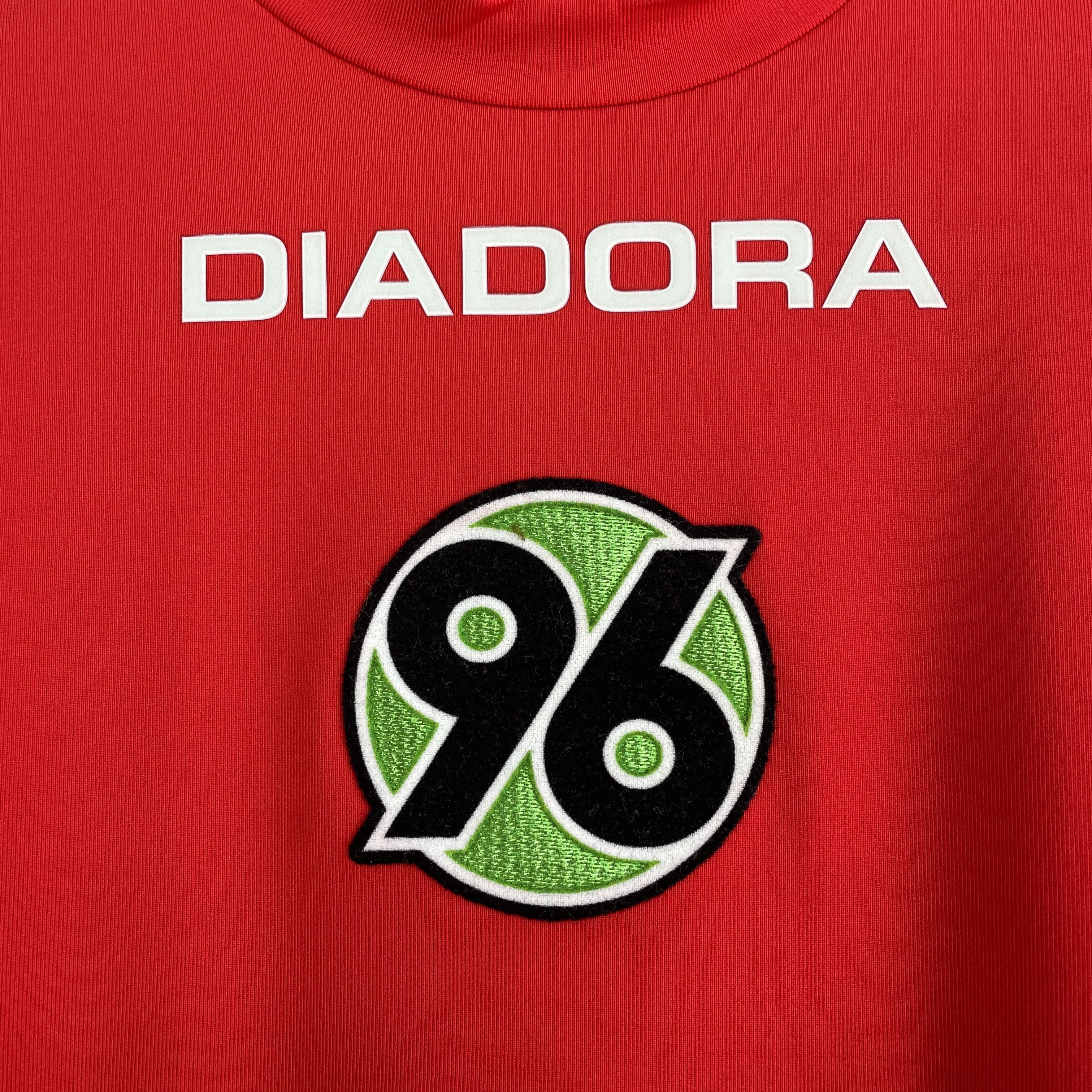 Diadora Vintage Hannover 96 Home Jersey Shirt 2006/2007 Slim Fit Size US XL / EU 56 / 4 - 3 Thumbnail