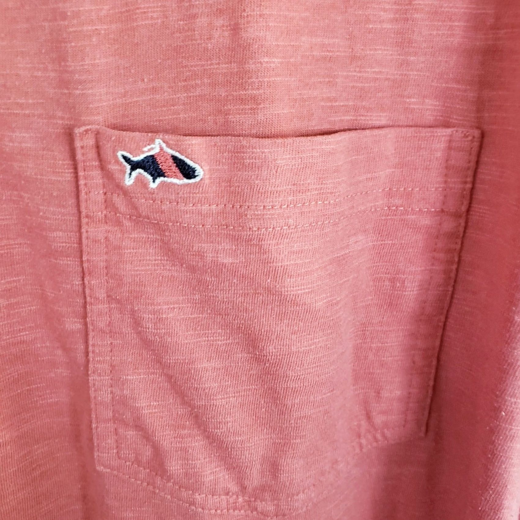 Vintage Fish Hippie Striped Golf Polo Shirt SSleeve Pima Stretch Mens XXL Pink Heathered Size US XXL / EU 58 / 5 - 7 Thumbnail
