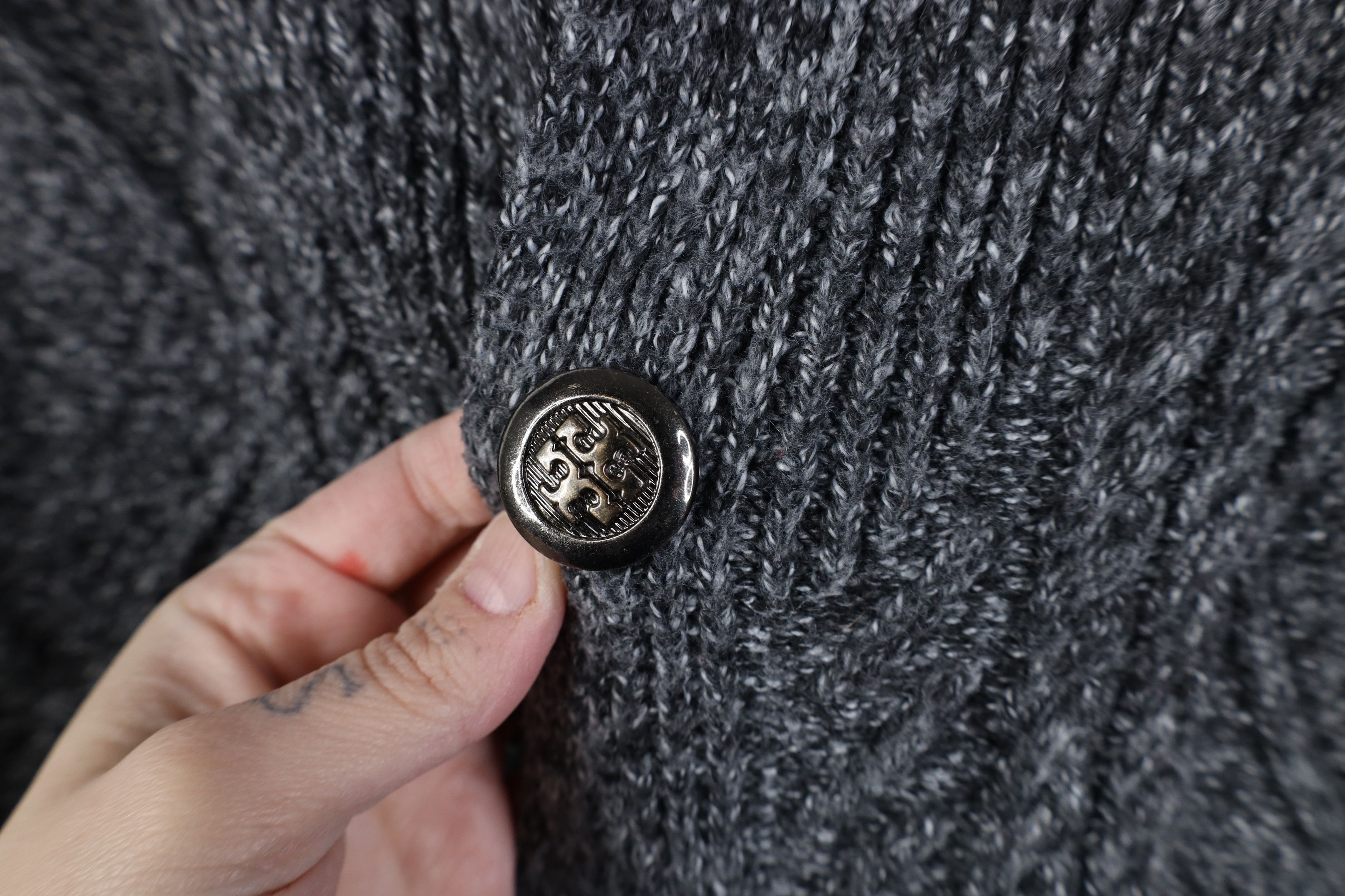 Tory Burch Tory Burch Chunky Fisherman Cable Knit Cardigan Sweater Size XXL / US 16-18 / IT 52-54 - 4 Thumbnail