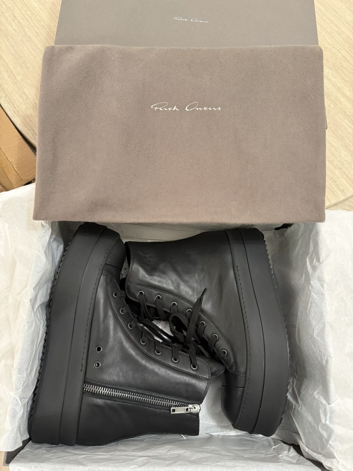 Rick Owens Rick Owens Mega Bumper Ramones Size US 9 / EU 42 - 9 Thumbnail