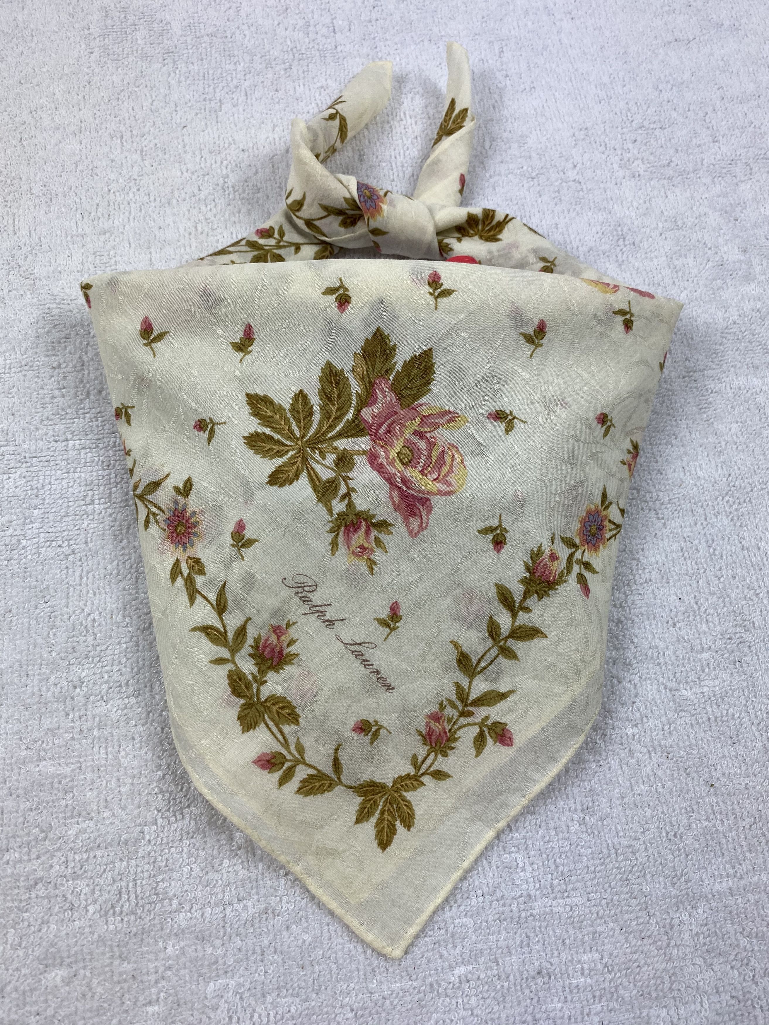 Polo Ralph Lauren × Ralph Lauren × Vintage Ralph Lauren Handkerchief / Bandana / Neckerchief Size ONE SIZE - 2 Thumbnail