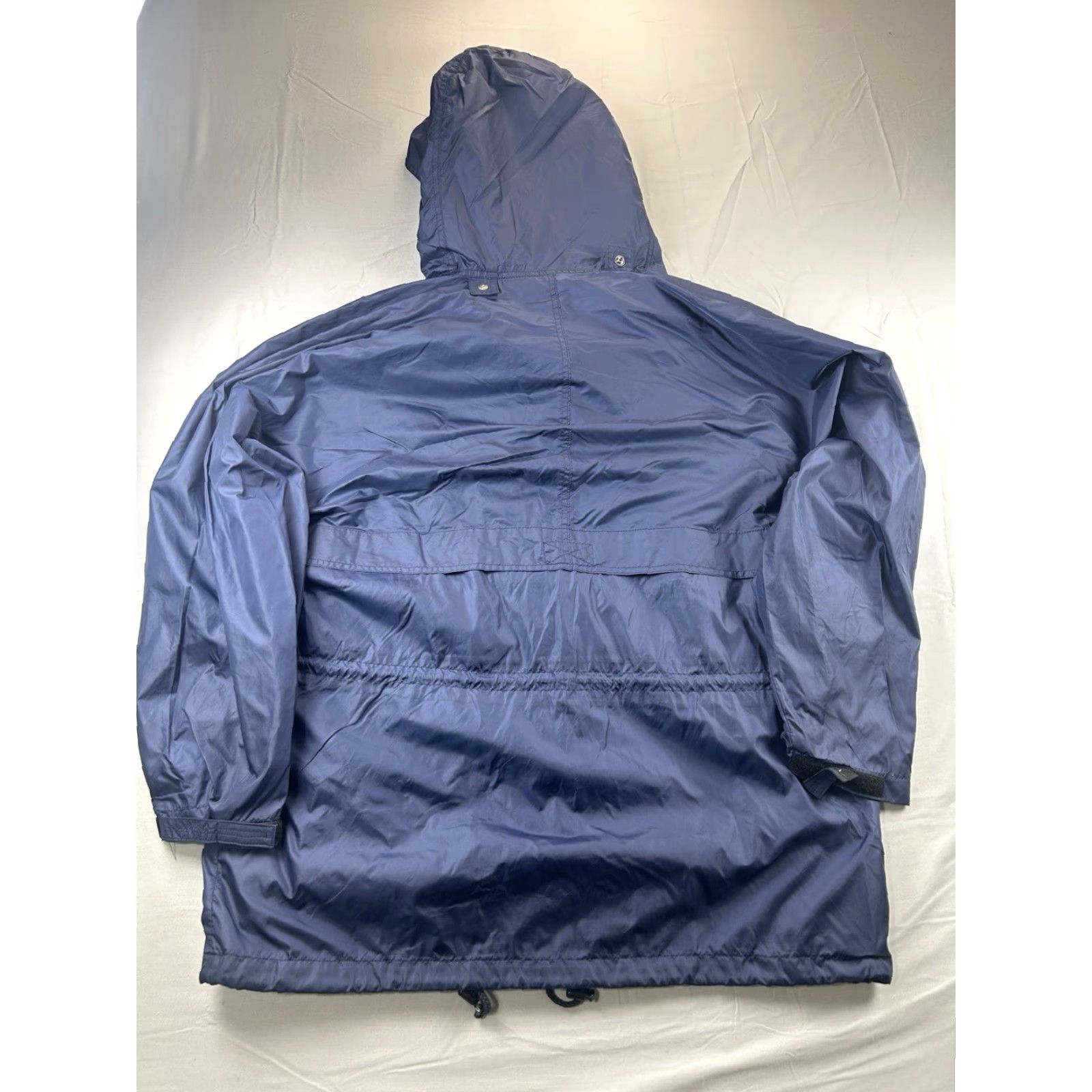 Vintage Polo Sport Jacket Windbreaker Hooded Zip Navy Blue L Mens Blue Sports Size US L / EU 52-54 / 3 - 3 Thumbnail