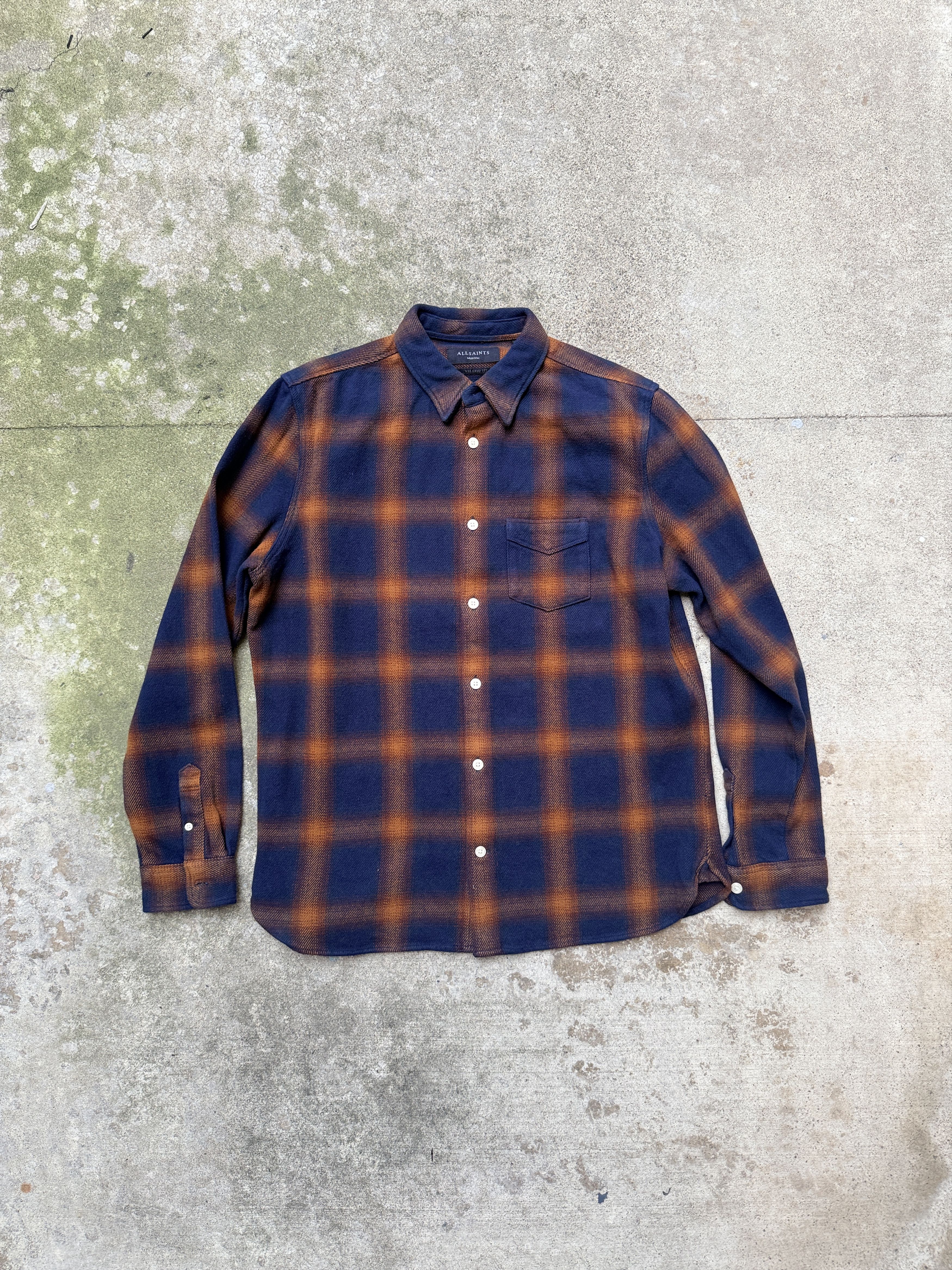 Allsaints allsaints flannel shirt relaxed fit shadow plaid sz m Size US M / EU 48-50 / 2 - 1 Thumbnail
