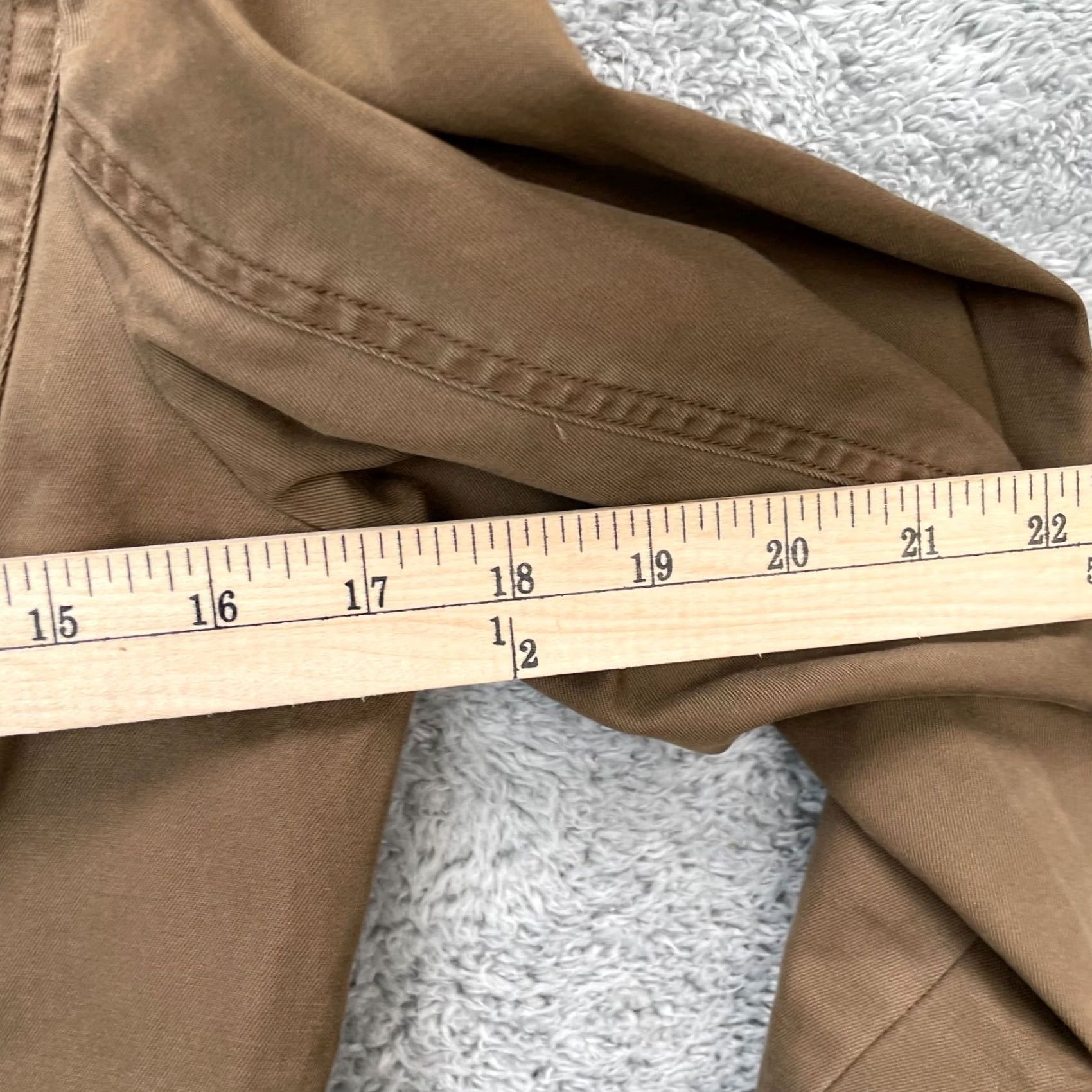 Ralph Lauren VINTAGE Lauren Ralph Lauren Jacket Womens Small Brown Cotton Canvas Chore Utility Work Size S / US 4 / IT 40 - 8 Thumbnail