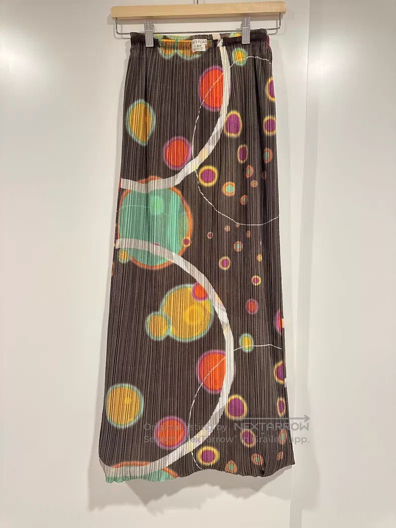 Issey Miyake Issey Miyake SIZE:1 Color-blocked Midi Skirt Size 42" / US 20 - 6 Thumbnail