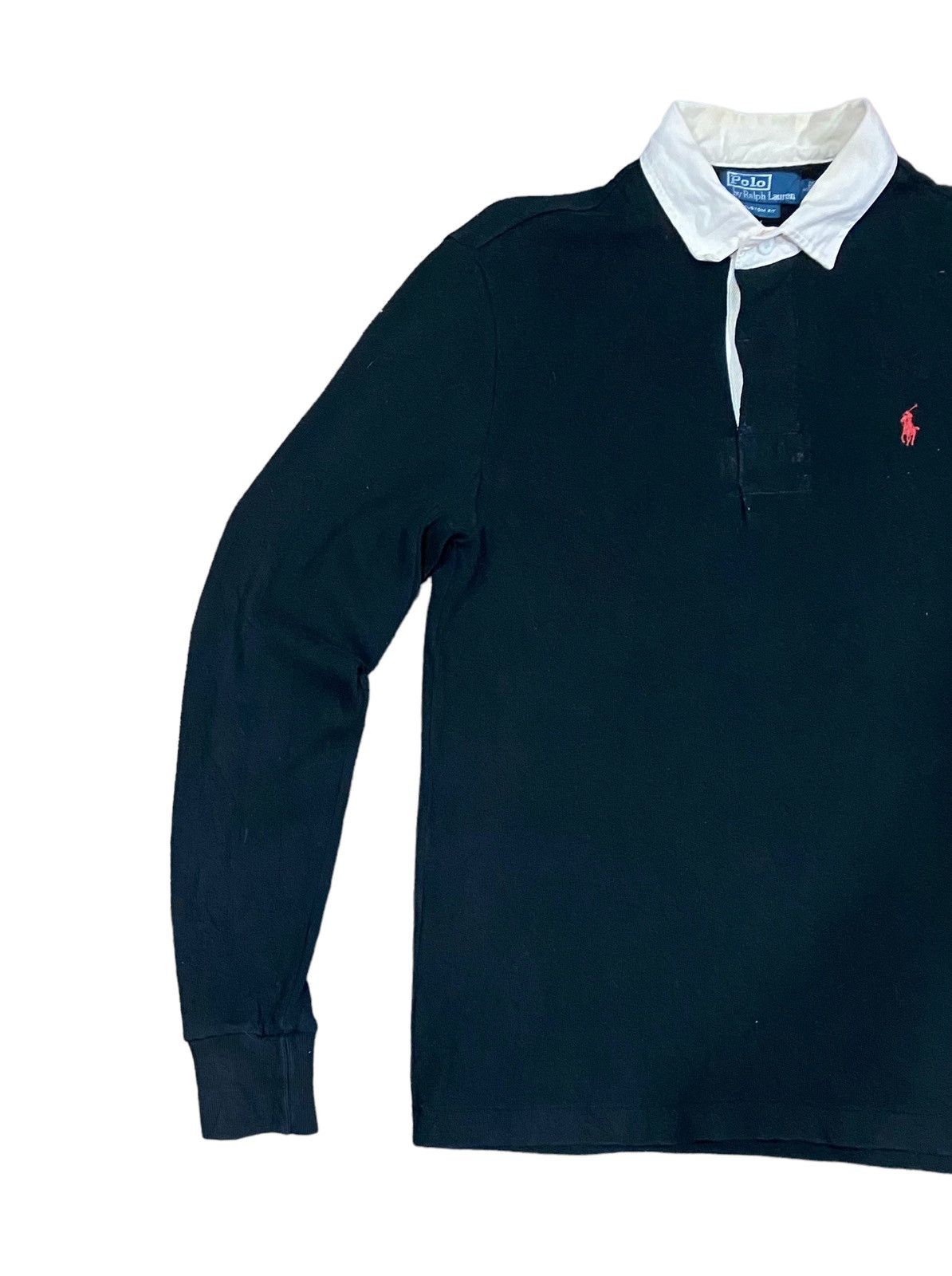 Vintage Polo Ralph Laurent Polo Shirt L/S Size US S / EU 44-46 / 1 - 3 Thumbnail