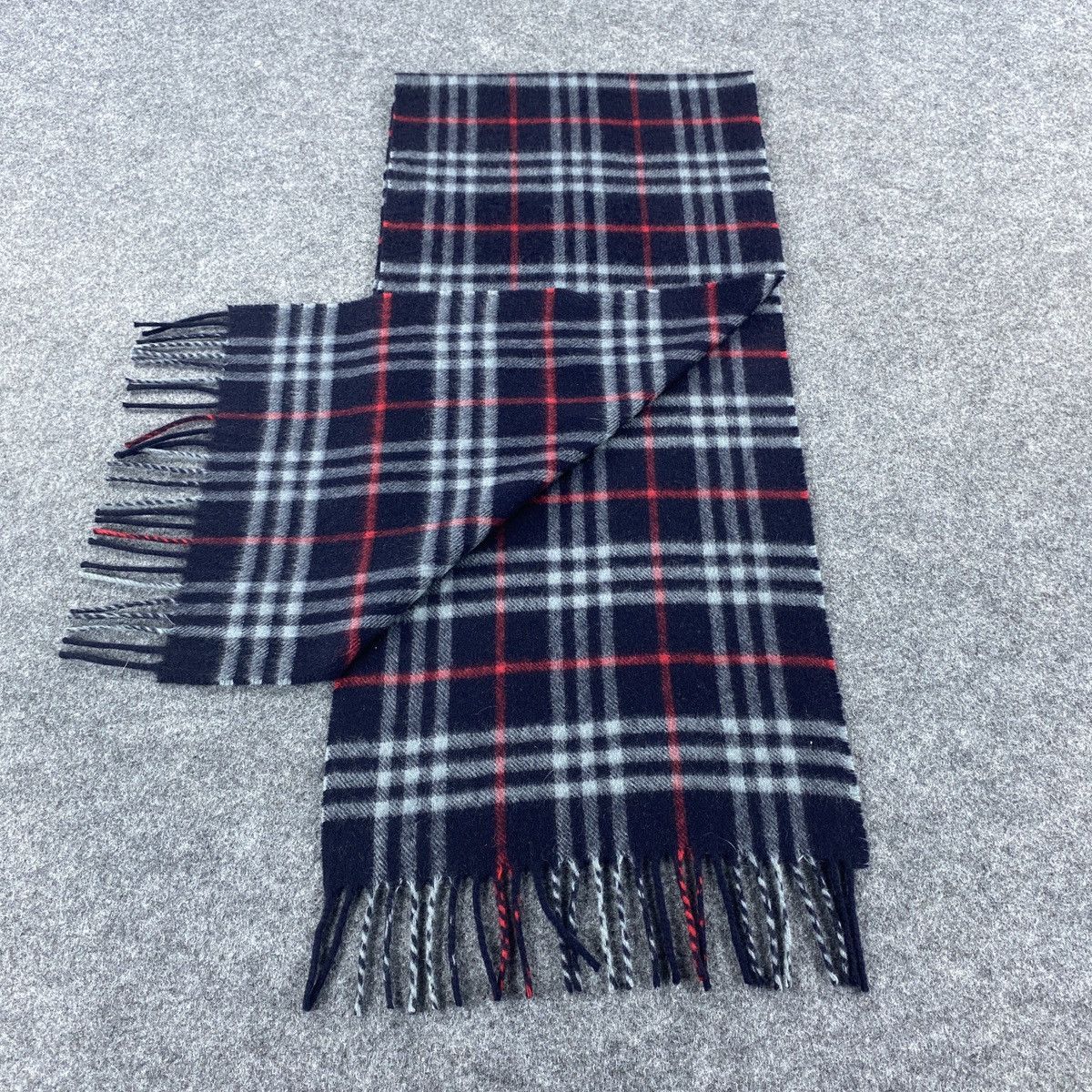 Burberry × Vintage Burberry Scarf # D669 # Muffler # Neckwear # Nova Check Size ONE SIZE - 7 Thumbnail