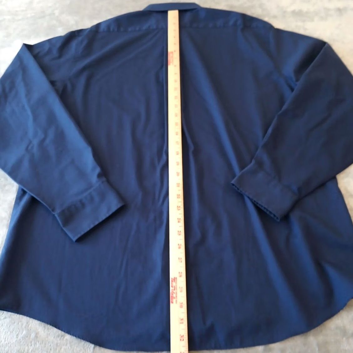 Chaps Chaps Shirt Mens 17.5 Blue Long Sleeve Button Up Cotton Blend Regular Fit Dress Shirt Mens Regular Blue 17.5 Neck Size 17.5 Size US XXL / EU 58 / 5 - 6 Thumbnail