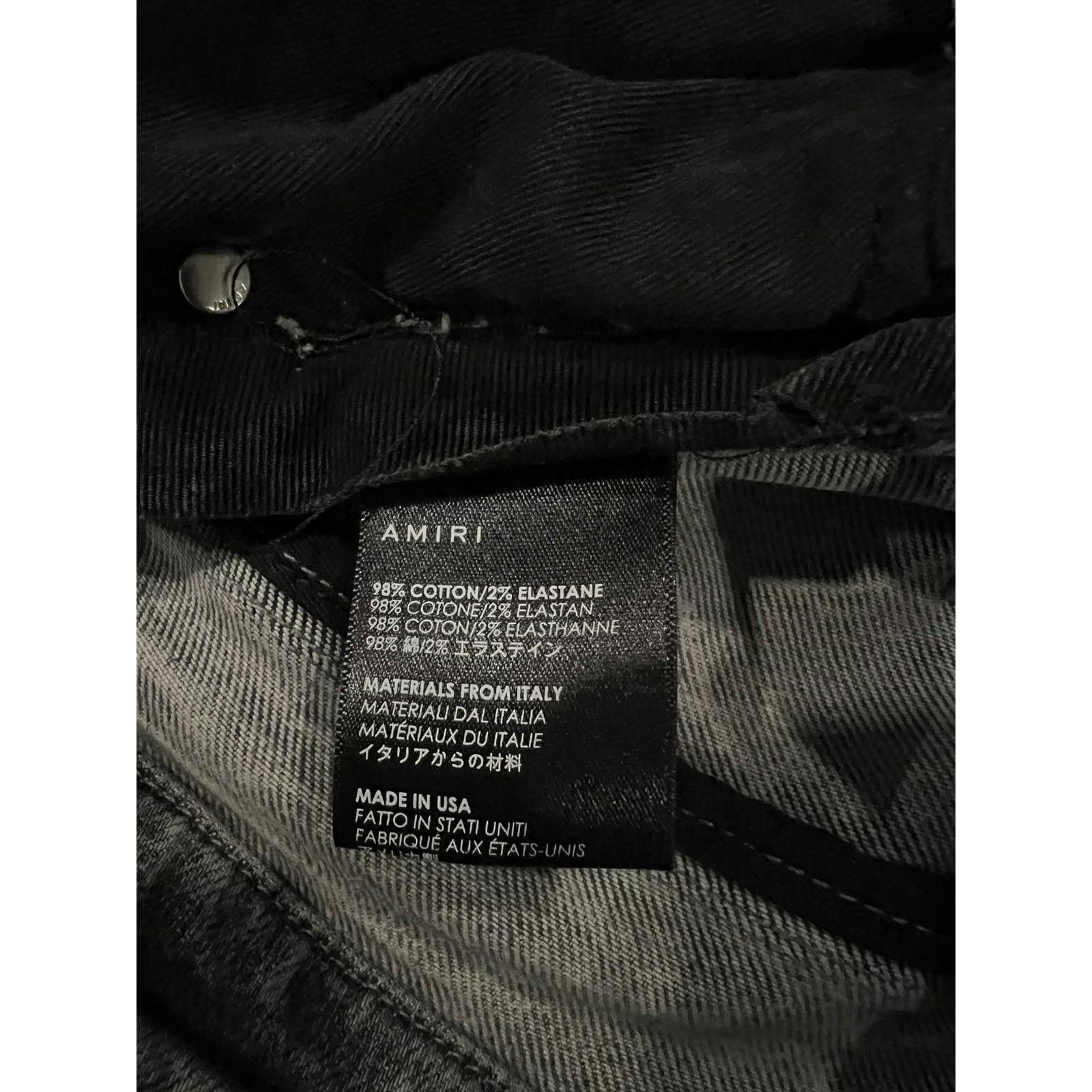 Amiri AMIRI Distressed Slim Fit Jeans Size US 33 - 8 Thumbnail