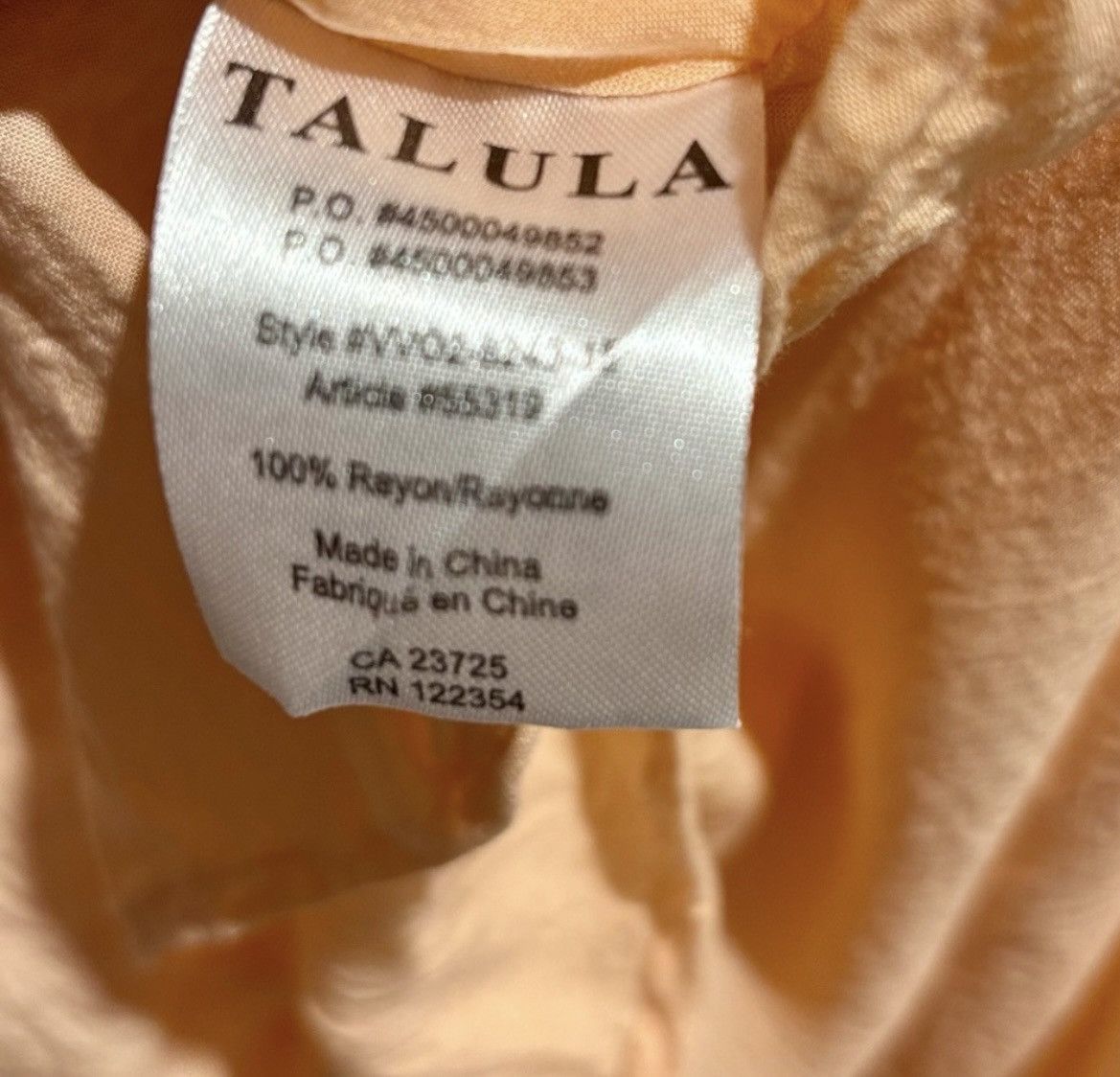 Other Talula Peach Short Sundress Strappy A-line Junior’s Size 00 Size XXS / US 00 / IT 34 - 3 Thumbnail