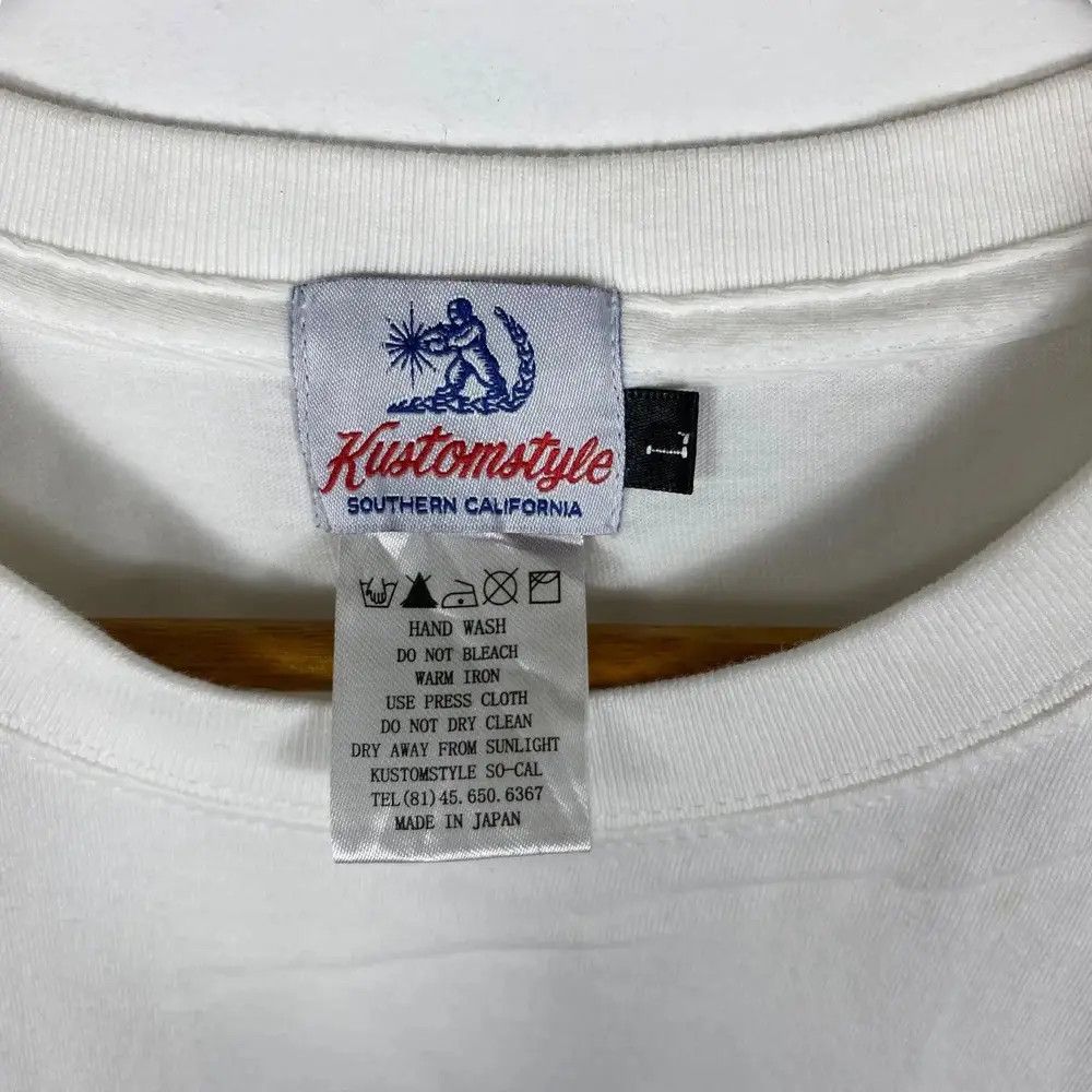 Japanese Brand KUSTOM STYLE Yokohama Raised Japanese Streetwear Tee Size US L / EU 52-54 / 3 - 6 Thumbnail