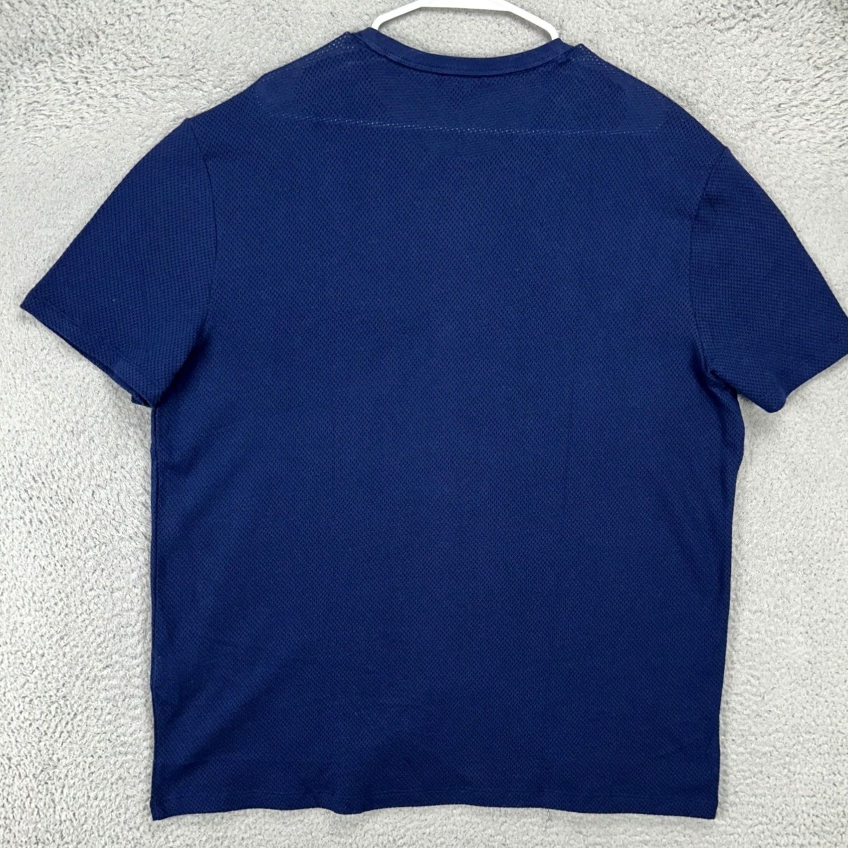 Express Express Mens Jersey Shirt XL Navy Blue Pocket Tee Casual Cotton Short Sleeve New Size US XL / EU 56 / 4 - 3 Thumbnail