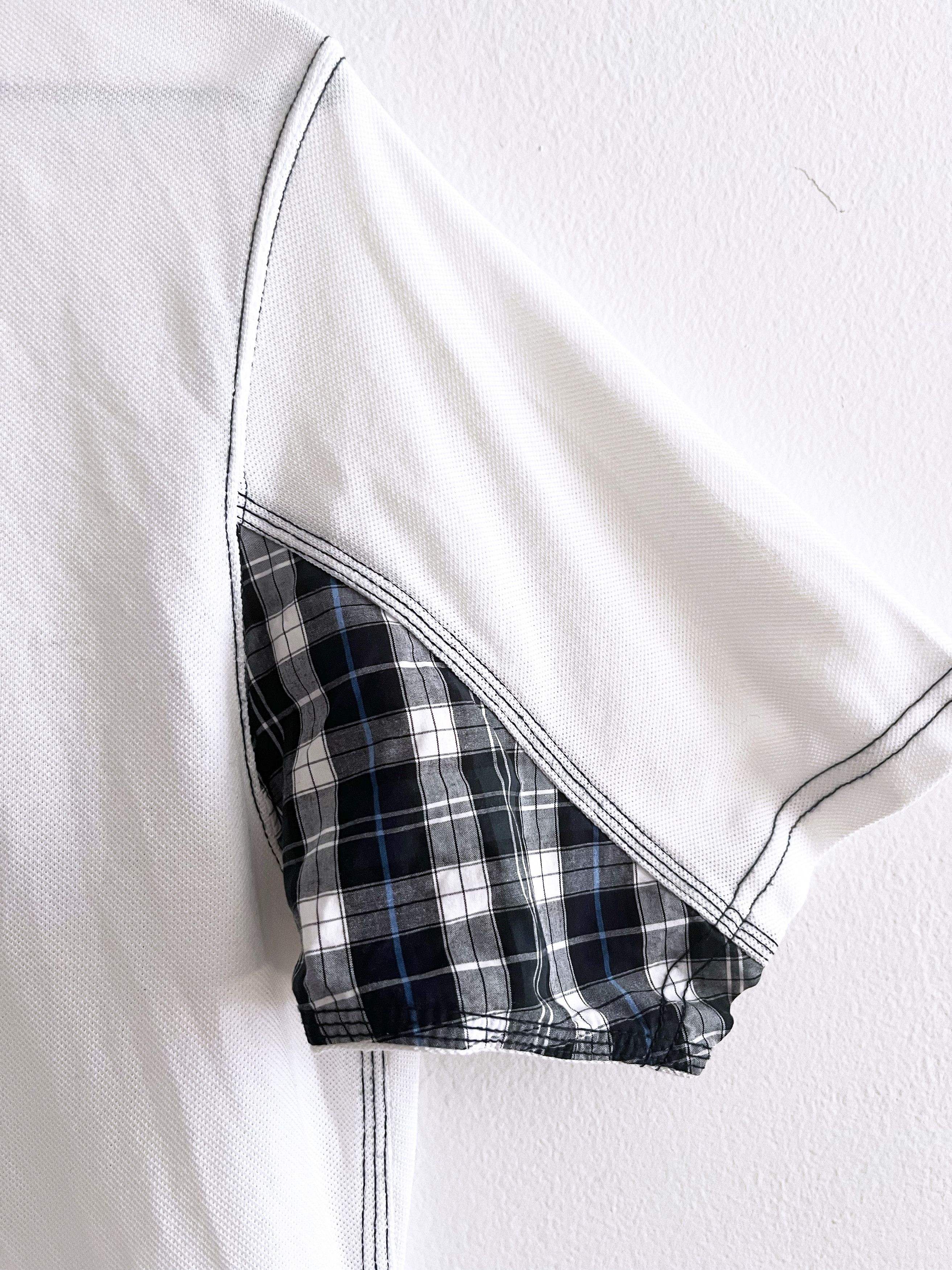 Junya Watanabe × Lacoste white + plad polo shirt Size US S / EU 44-46 / 1 - 8 Thumbnail