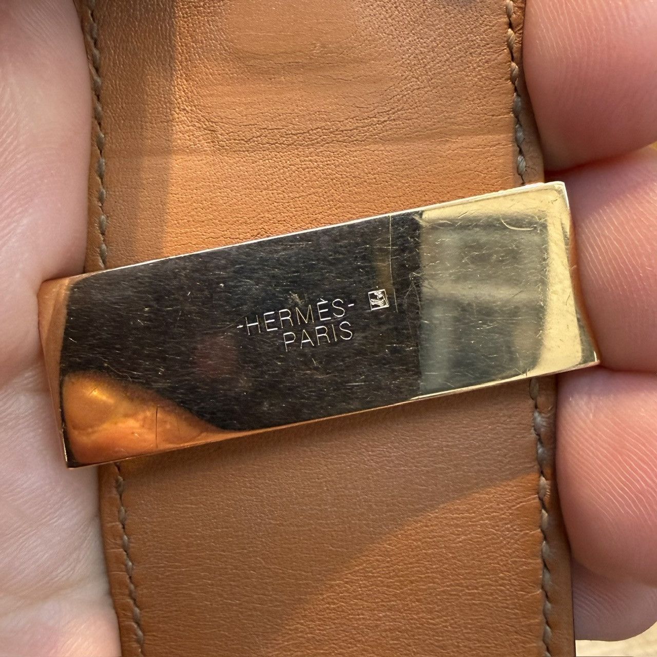 Hermes Hermès Barenia Leather Collier de Chien GHW Bracelet - SMALL Size ONE SIZE - 11 Thumbnail