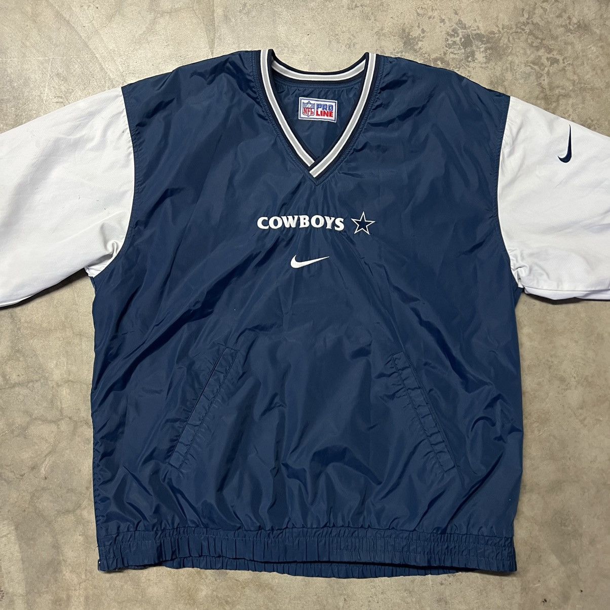 NFL × Nike × Vintage Vintage 90’s NFL Dallas Cowboys Nike Reversible Jacket Size US XL / EU 56 / 4 - 9 Thumbnail