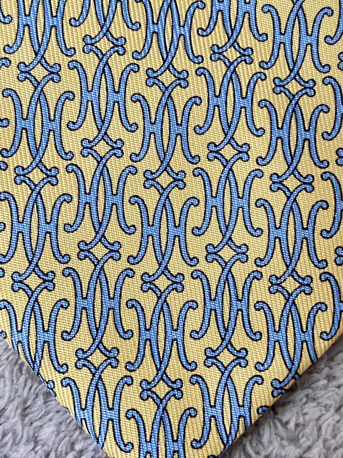 Hermes Hermès Silk Necktie Size ONE SIZE - 5 Thumbnail