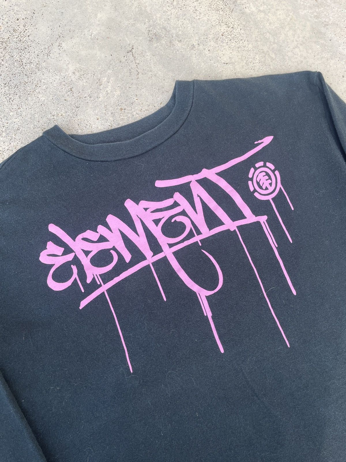 Affliction × Element × Vintage Vintage Y2K Element Skateboard Graffiti Spellout Longsleeve Size US L / EU 52-54 / 3 - 5 Thumbnail