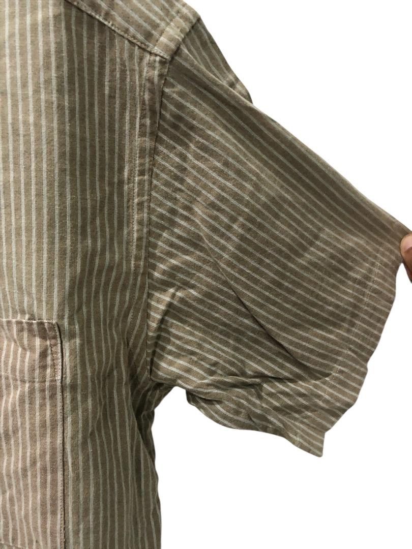 Issey Miyake Vintage IM product stripes Buttons ups shirt Size US L / EU 52-54 / 3 - 4 Thumbnail