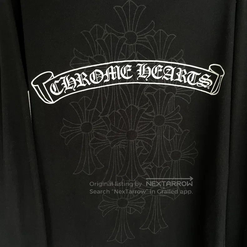 Chrome Hearts CHROME HEARTS Size S Black Sanskrit scroll dark phantom cro Size US S / EU 44-46 / 1 - 5 Thumbnail