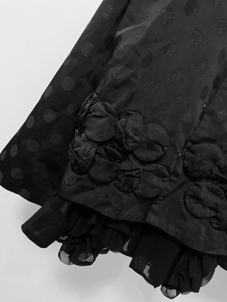 Comme des Garcons Comme Des Garcons Polka dot dark stripe hidden button coat Size XS / US 0-2 / IT 36-38 - 5 Thumbnail