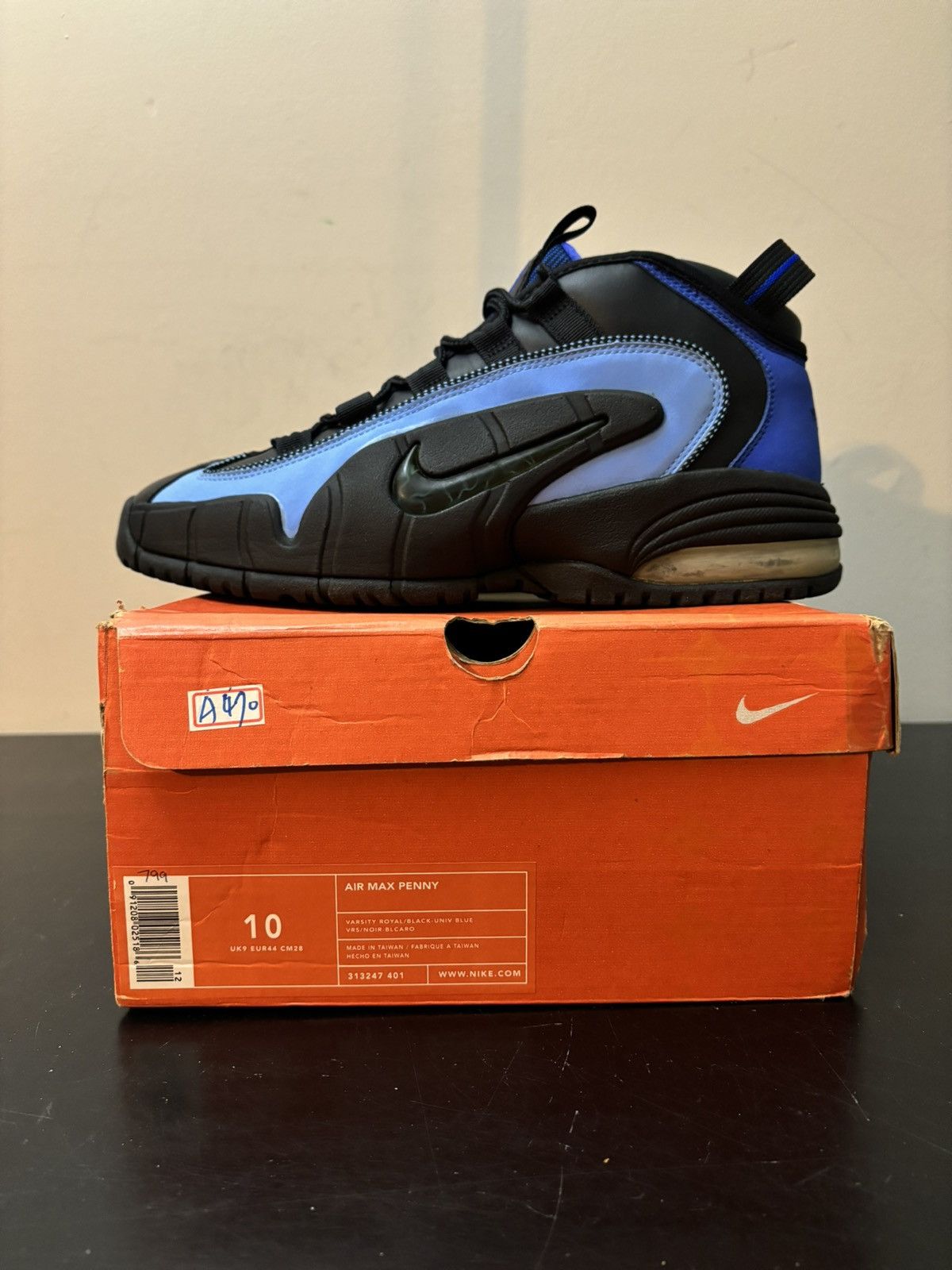Nike Nike Air Max Penny 1 Varsity Royal Blue 2005 Size US 10 / EU 43 - 9 Thumbnail