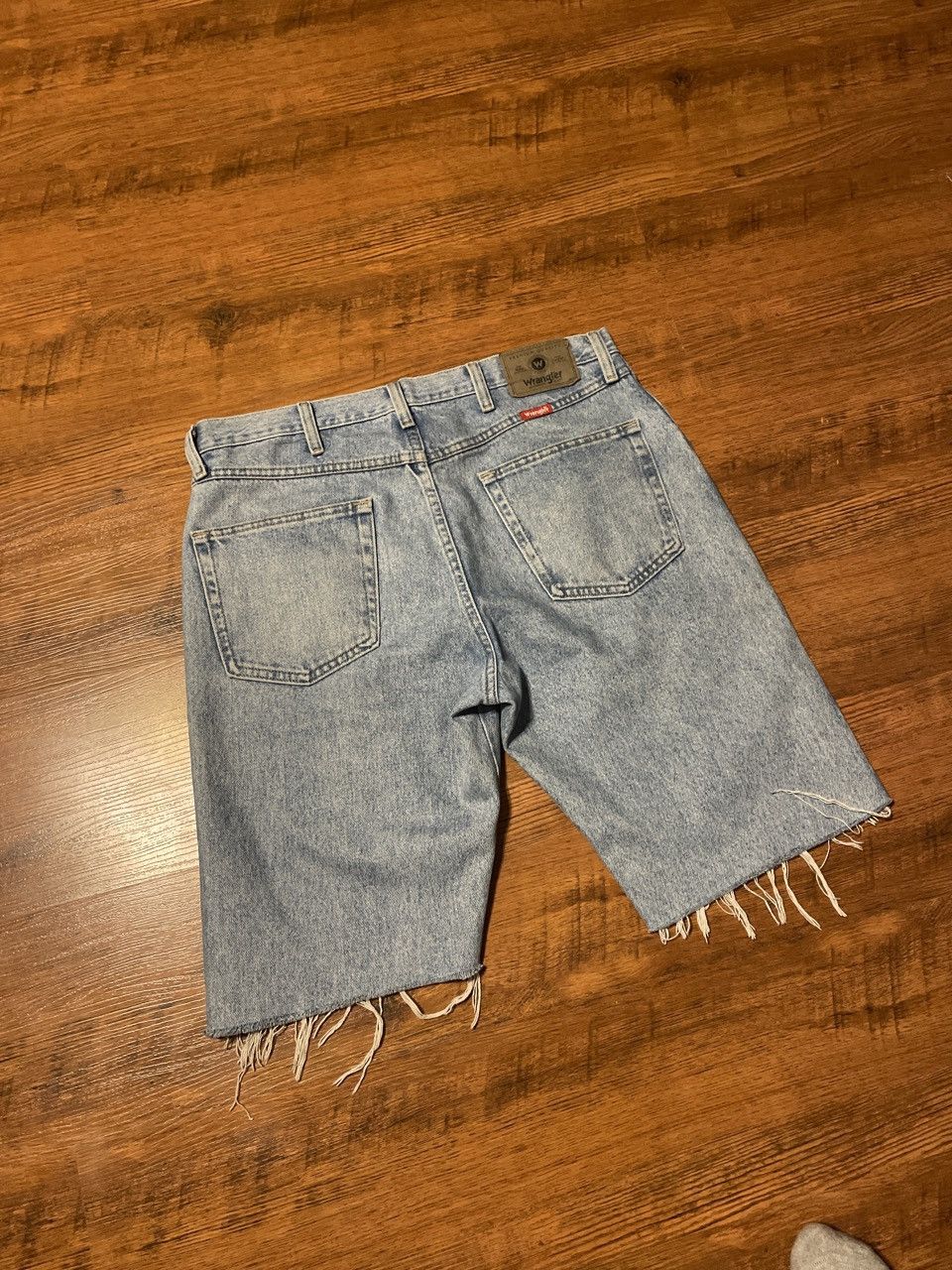 Wrangler Vintage Wrangler Light Wash Blue Jean Shorts Size US 34 / EU 50 - 5 Thumbnail
