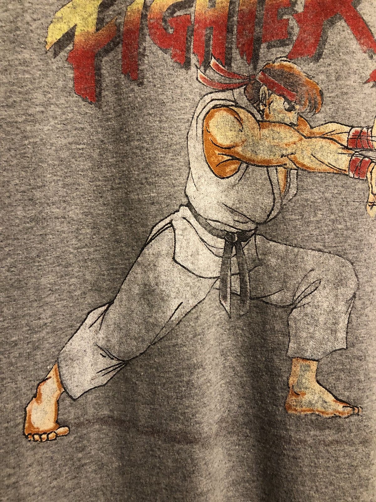 Japanese Brand × Street Fighter × Vintage Vintage Faded Y2K Capcom Street Fighter II T Shirt Ryu Size US L / EU 52-54 / 3 - 3 Thumbnail