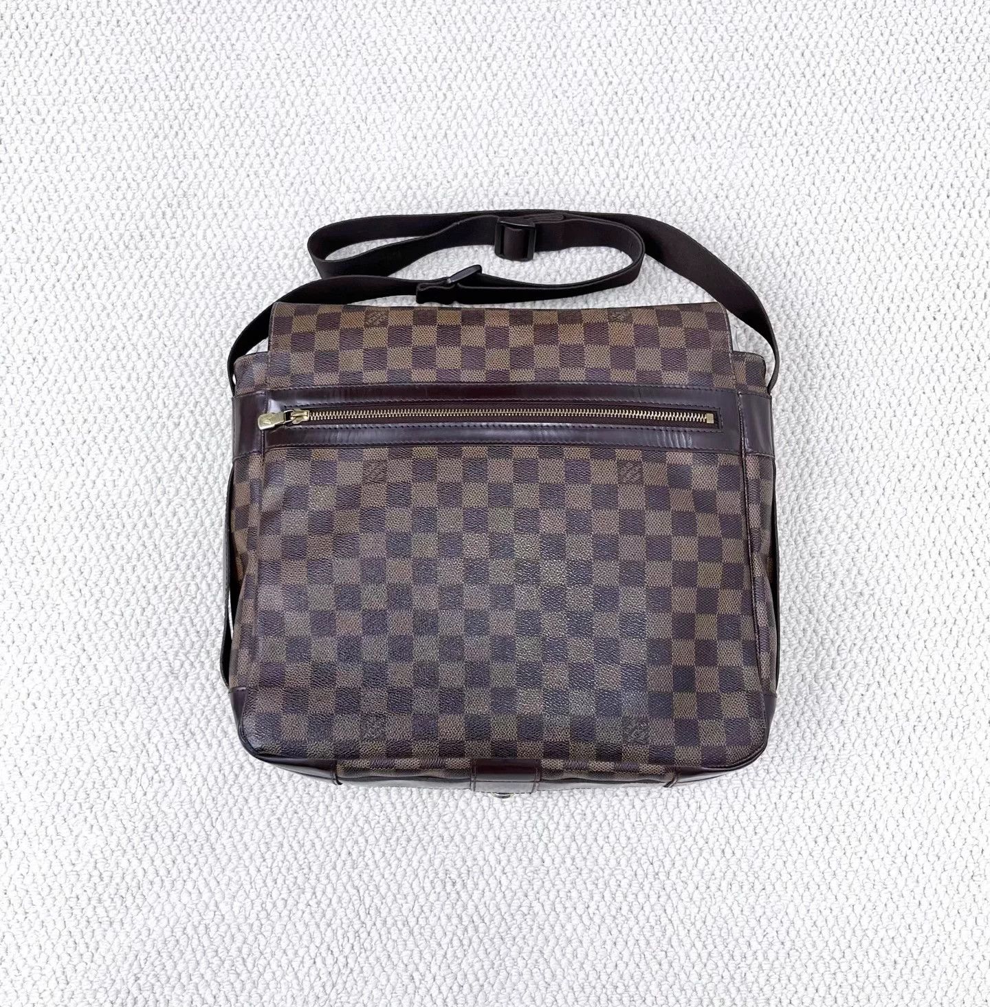 Louis Vuitton LV Brown Damier Unisex Messenger Bag 98 New Size ONE SIZE - 2 Thumbnail