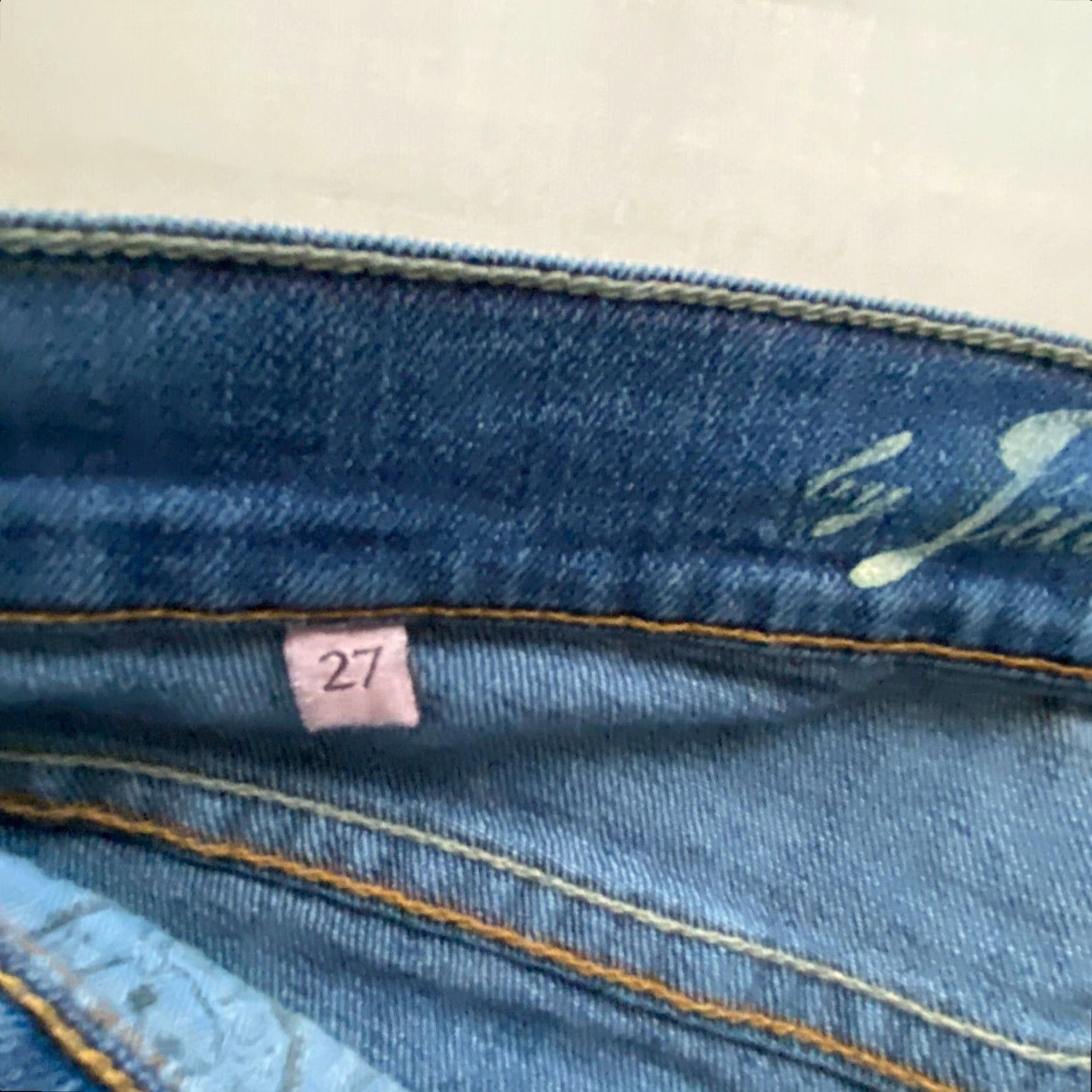 Juicy Couture Juicy Couture Blue Skinny Jeans Women's Medium Wash Low Rise Stretch 27 Size 27" / US 4 / IT 40 - 4 Thumbnail