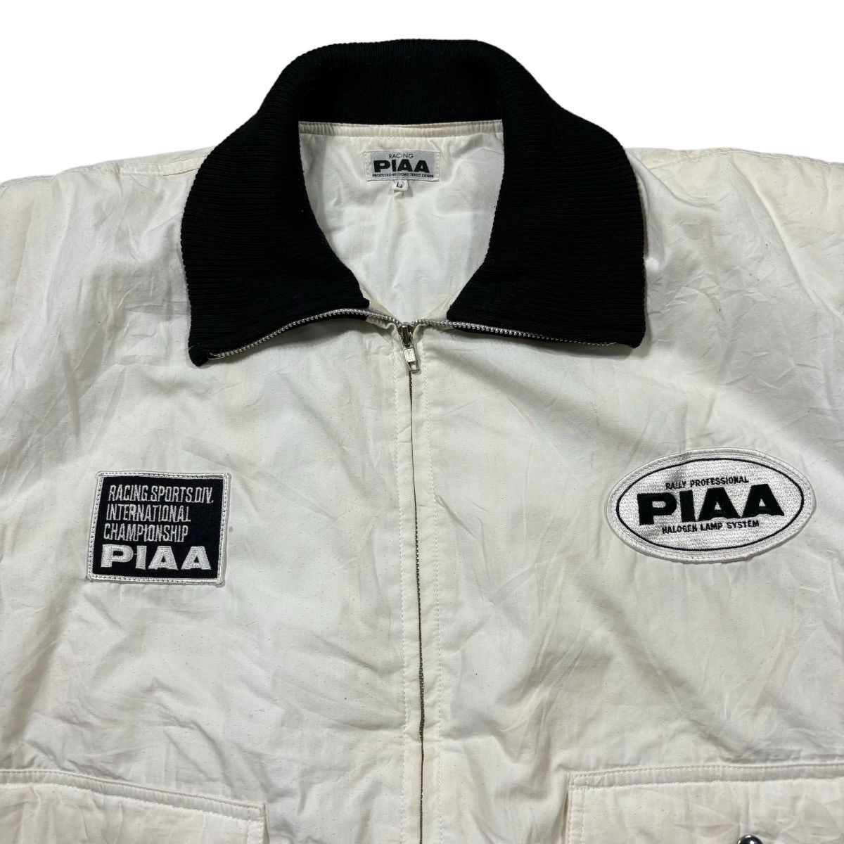 Gear for Sports Vintage Piaa Motor Sports Bomber Jacket Size US L / EU 52-54 / 3 - 3 Thumbnail