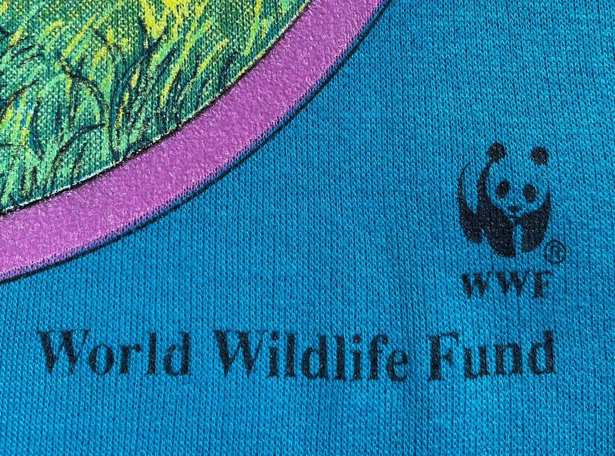 WWF 80’s Zebra World Wildlife Fund WWF Sweatshirt Medium Size M / US 6-8 / IT 42-44 - 6 Thumbnail
