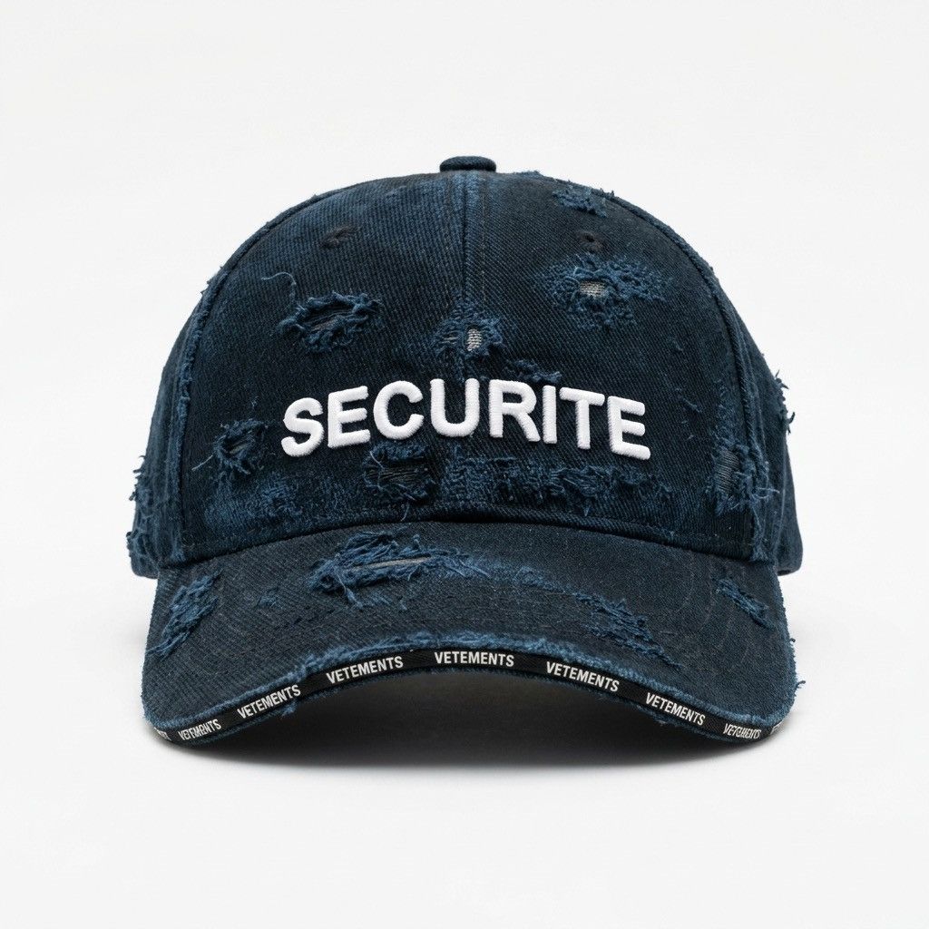 Vetements Demna Gvasalia FW19 Error 404 Embroidered Cap Hat NWT