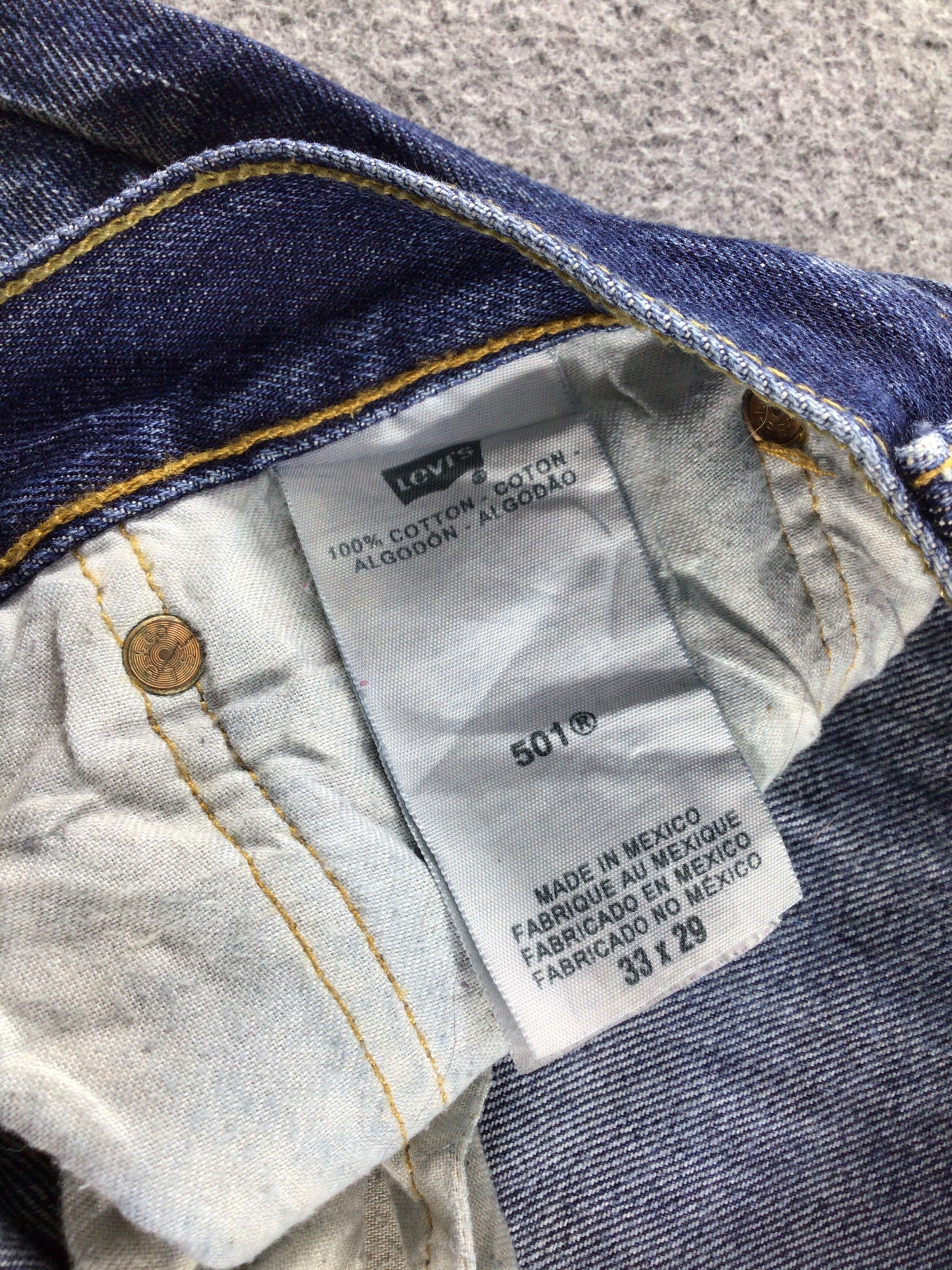 Levi's Levis Vintage 501 Jeans Faded Blue Washed Denim -J346 Size US 34 / EU 50 - 11 Thumbnail
