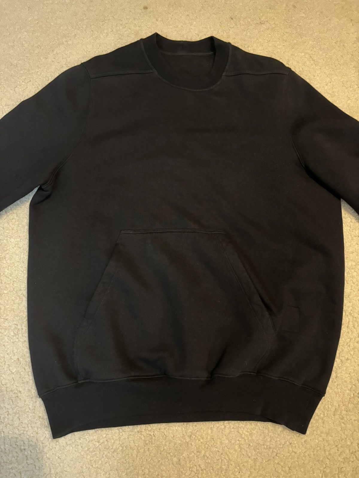 Rick Owens DRKSHDW Kangaroo Pocket Crewneck Black
