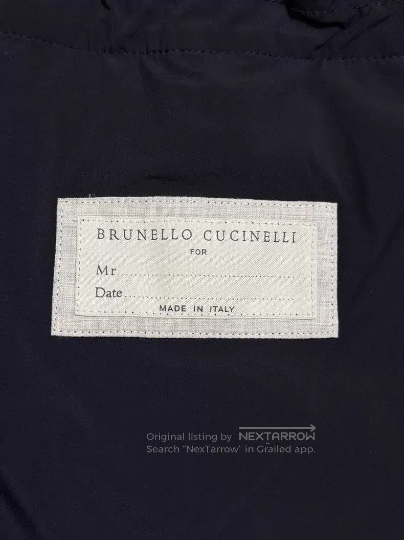 Brunello Cucinelli Brunello Cucinelli Jacket traveler's coat, black single-la Size US L / EU 52-54 / 3 - 3 Thumbnail