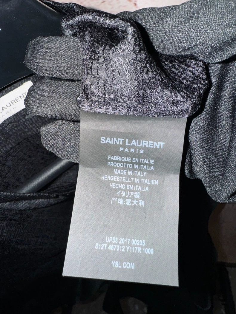 Saint Laurent Paris Saint Laurent Paris 17SS Mulberry Silk Dark Shirt 2505-Next Size US XS / EU 42 / 0 - 4 Thumbnail