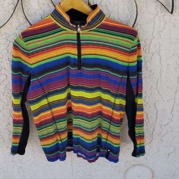 Lauren Ralph Lauren Lauren Active Ralph Lauren L-RL 1/4 Zip Long Slv Kaleidoscop Size XL / US 12-14 / IT 48-50 - 2 Thumbnail