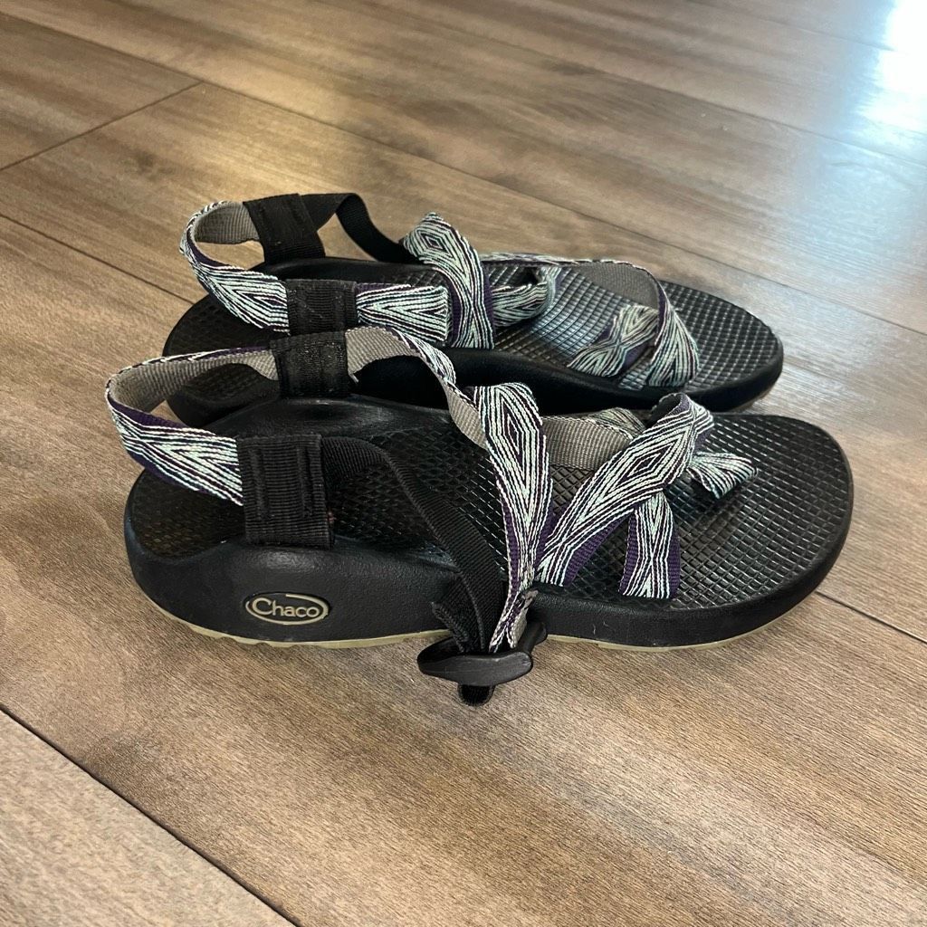 Chaco Chaco Blue/Purple Casual Waterproof Sandal Shoes Women 8 Size US 8 / IT 38 - 3 Thumbnail