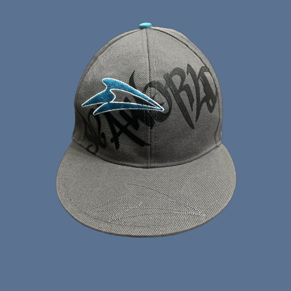 Vintage SeaWorld Adventure Park Hat Cap L/XL Adult Stretch Fit Gray Blue Embroidered SeaWorld Logo Baseball Cap Mens Size ONE SIZE - 1 Thumbnail