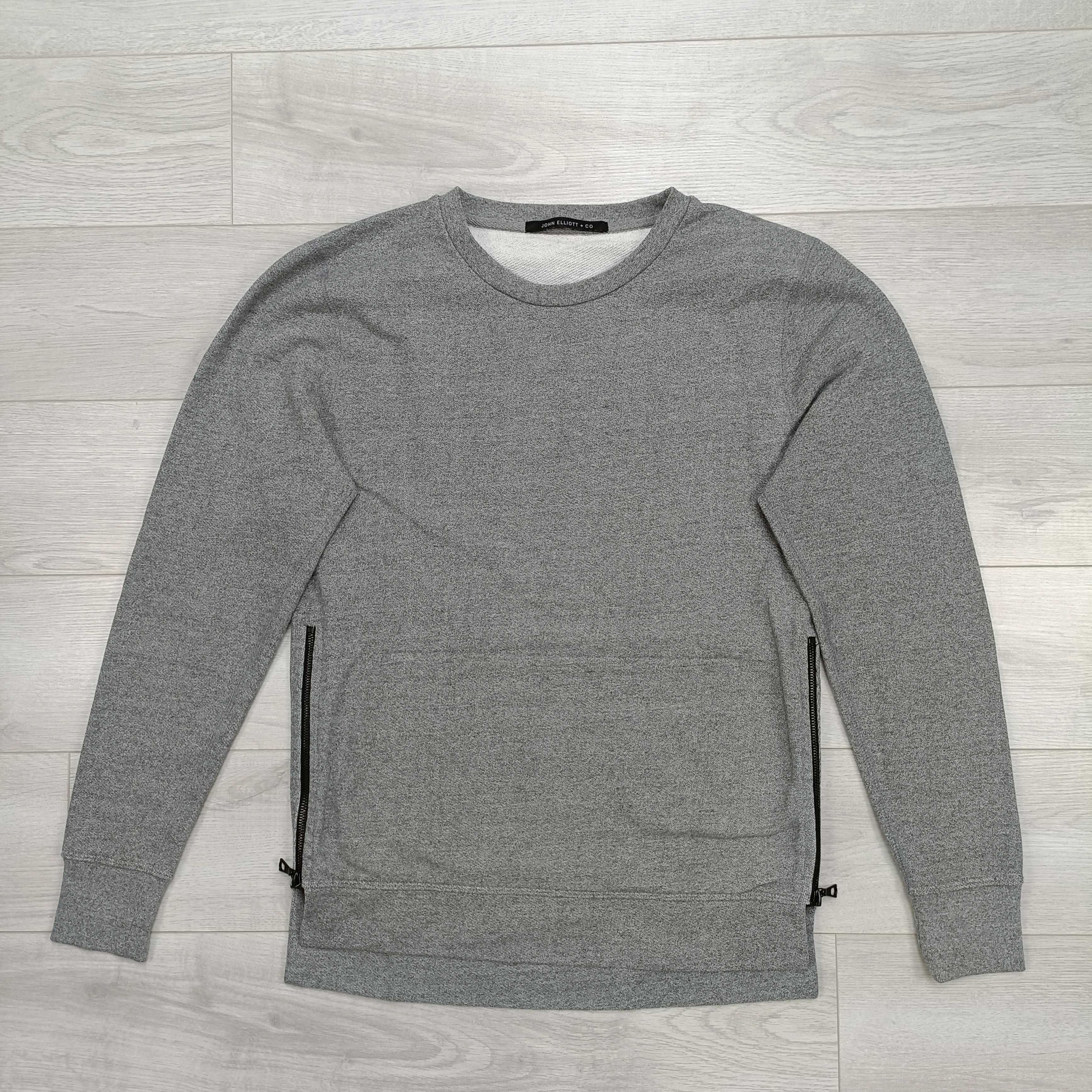 John Elliott Men's Gray Cotton Sweatshirt ! size 2 Size US M / EU 48-50 / 2 - 1 Thumbnail
