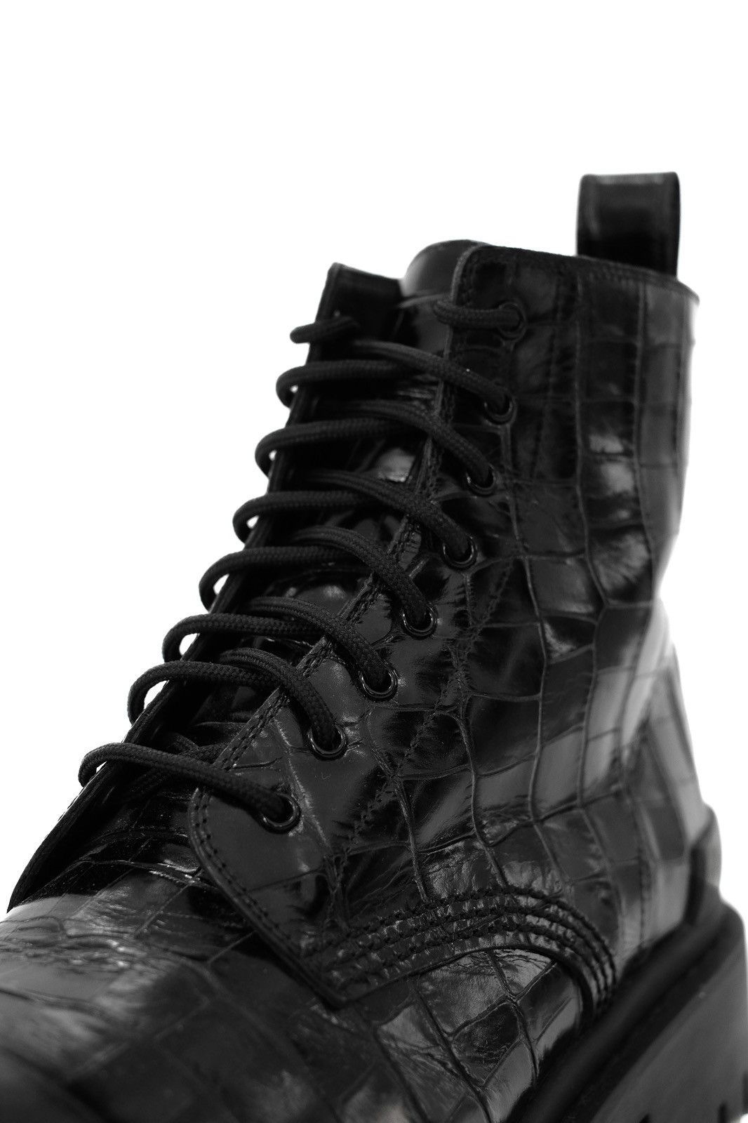 Balenciaga Balenciaga Strike boots Aligator pattern Size US 7.5 / EU 40-41 - 3 Thumbnail